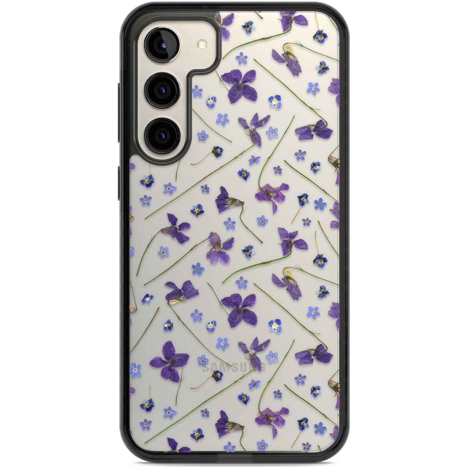 Pressed Violet Flower