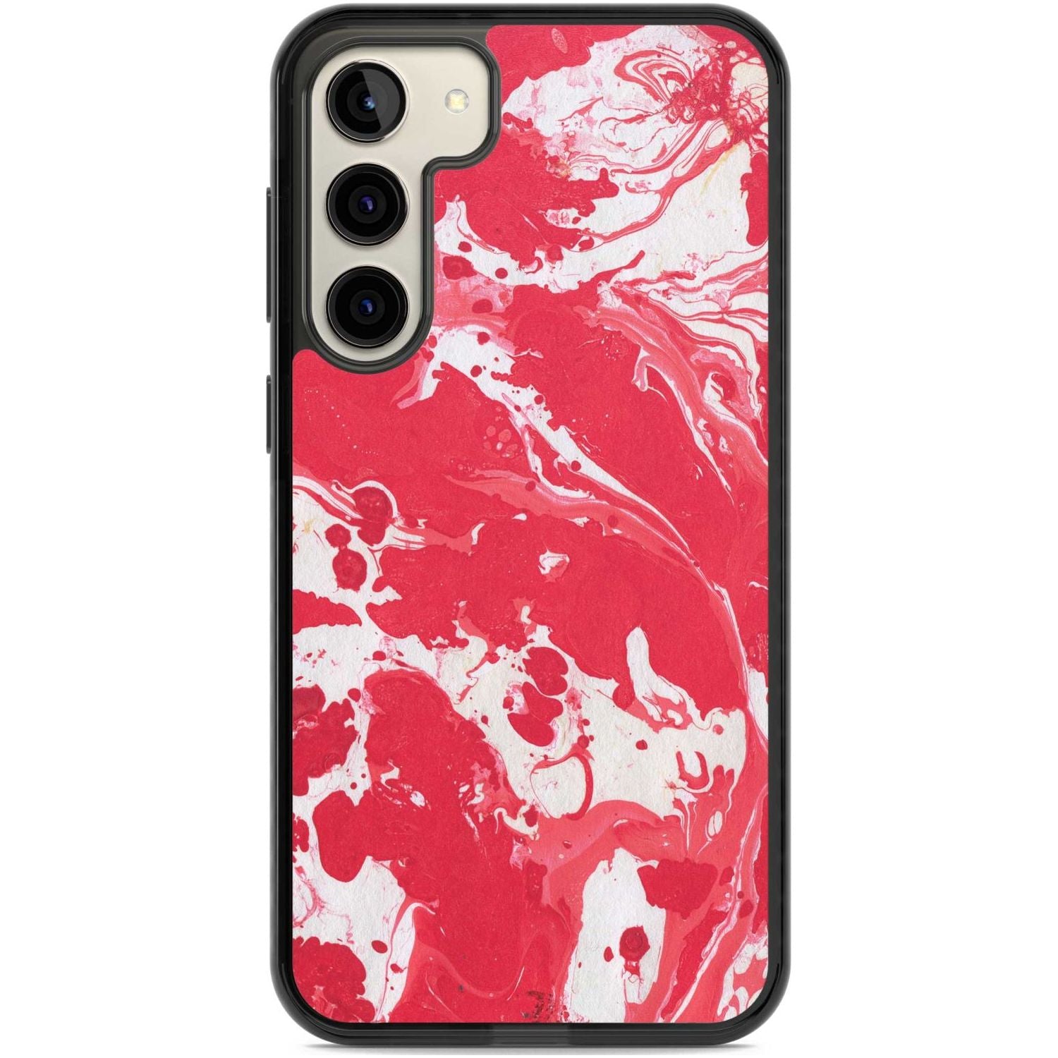 Red & White Marbled