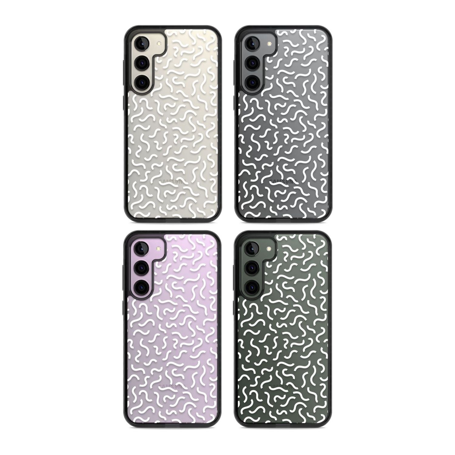 Black & White Wavy Pattern