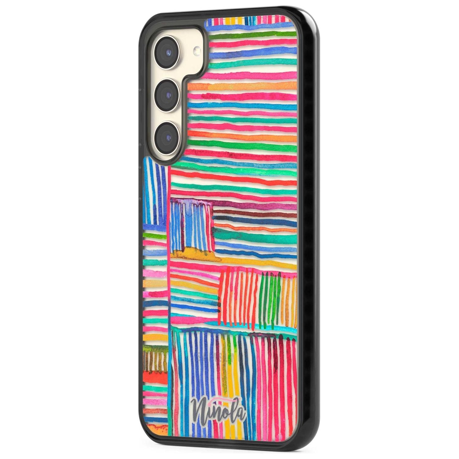 Vibrant Watercolor Lines