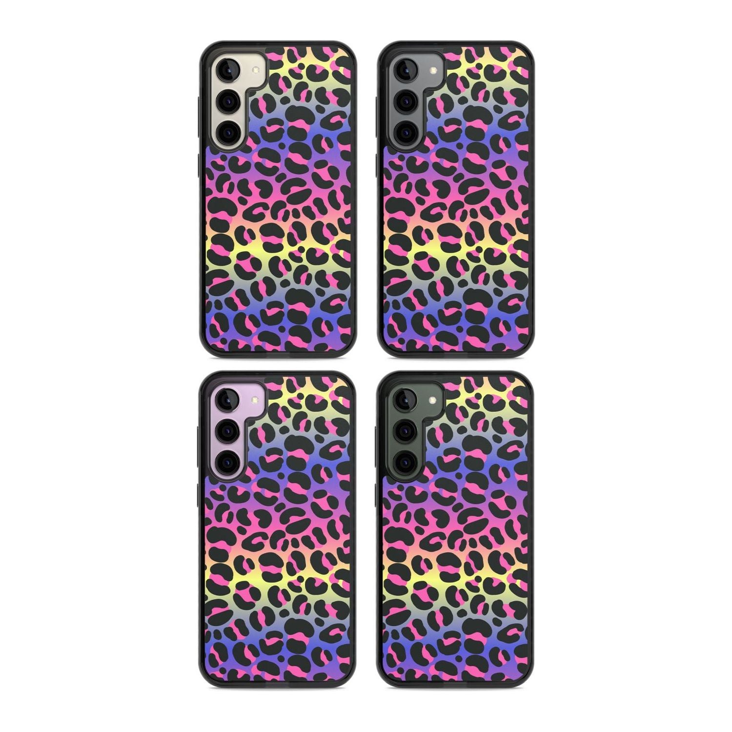 Rainbow Gradient Leopard