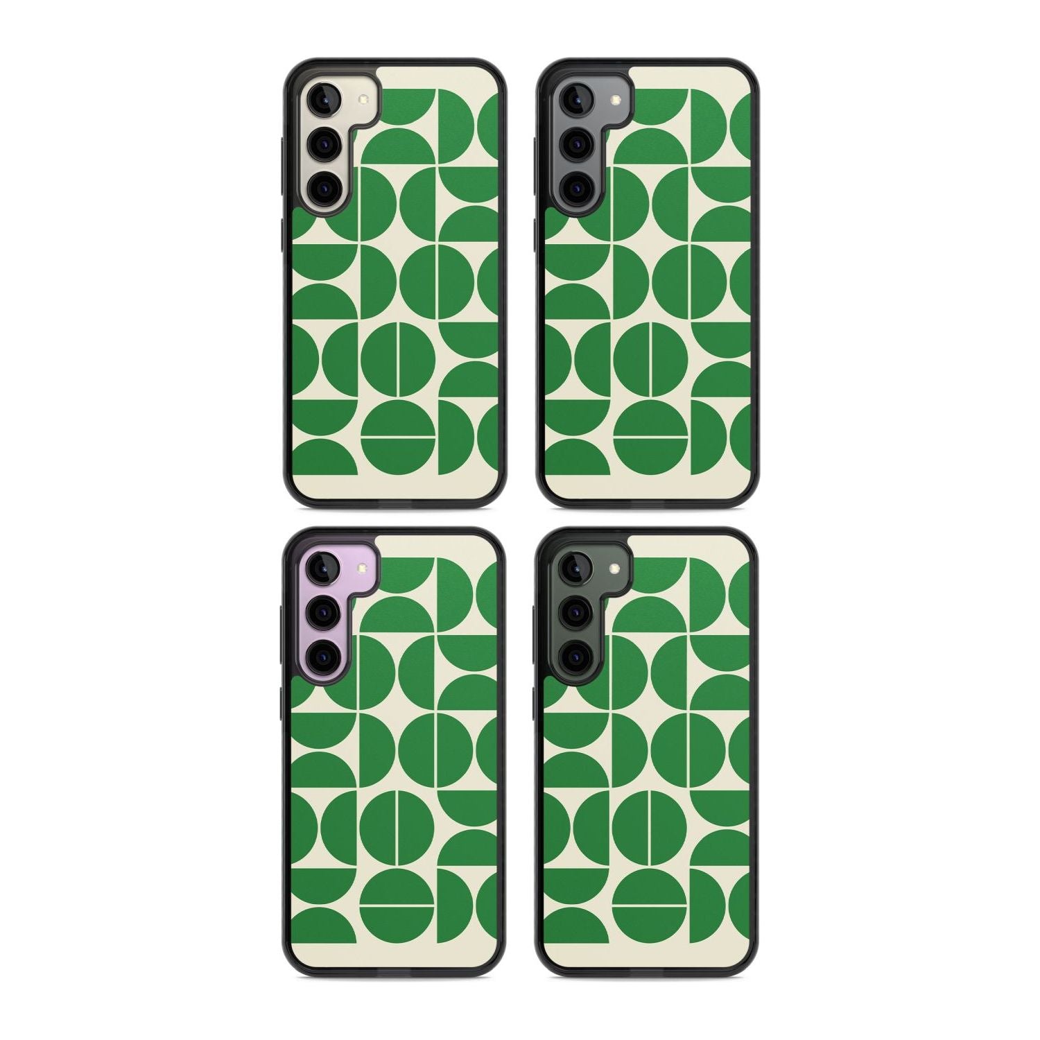 Retro Green Circles