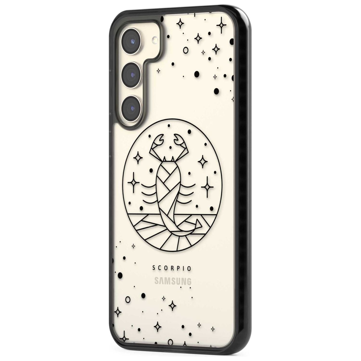 Scorpio Emblem Cosmic Design