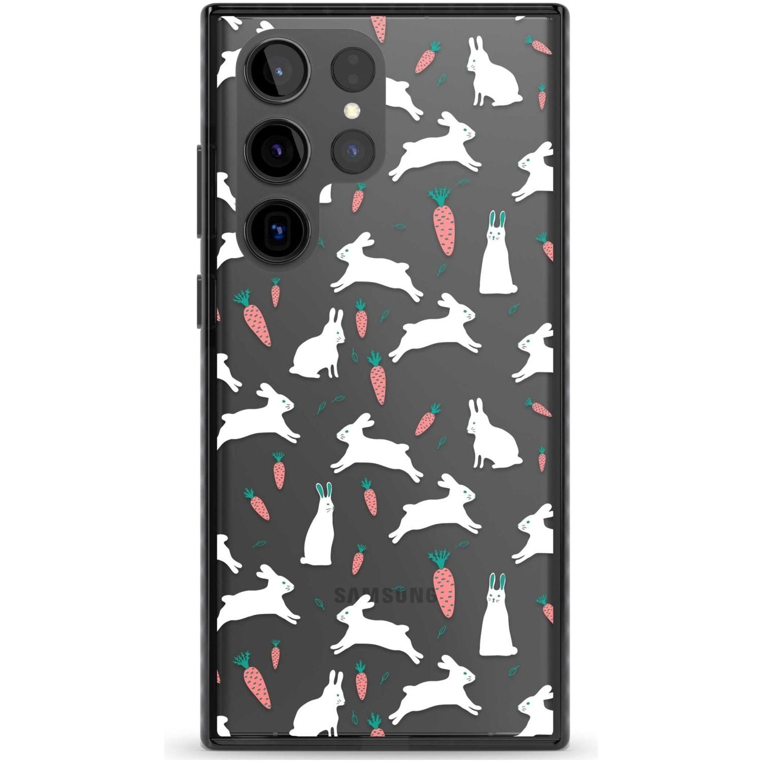 White Bunnies And Carrots