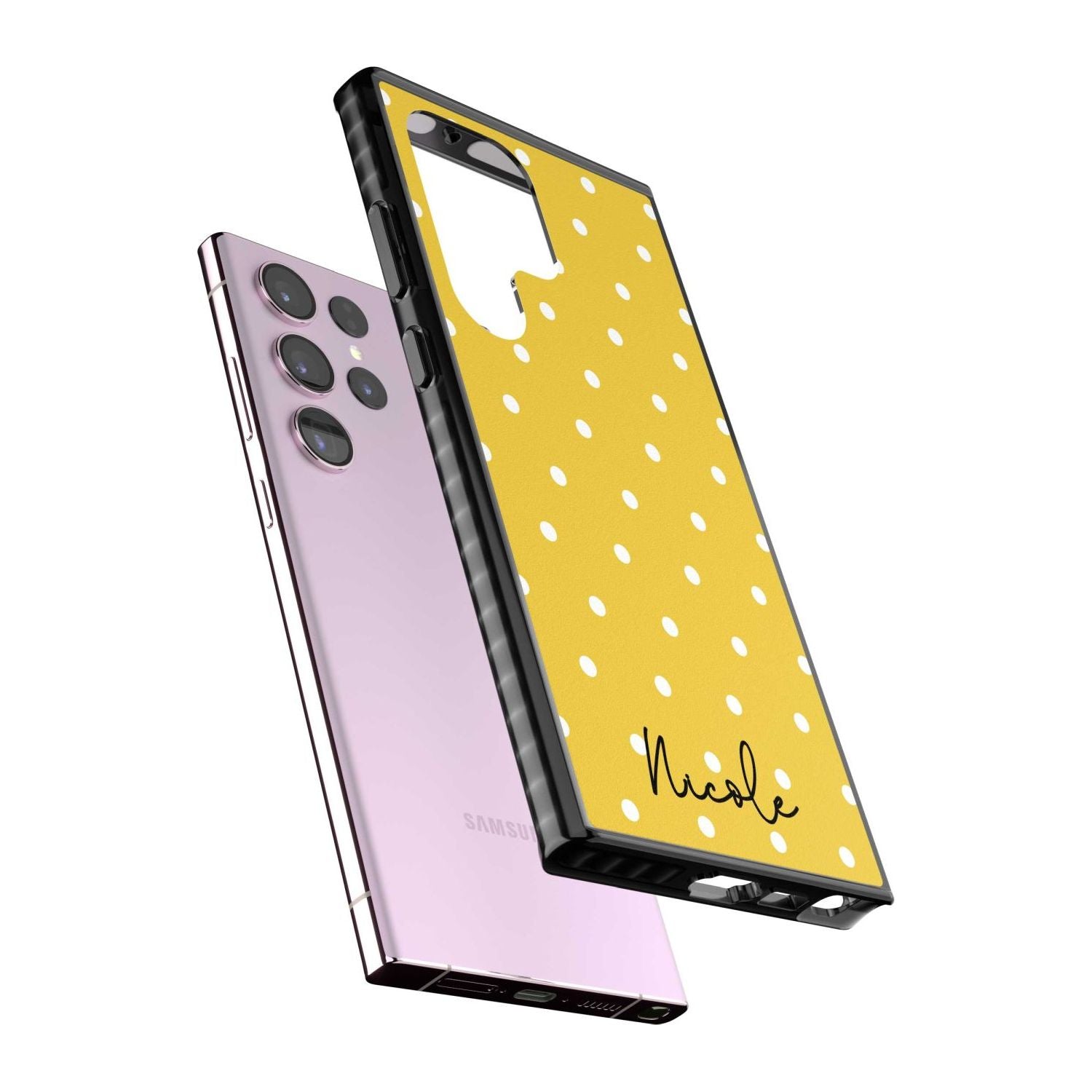 Personalised Yellow Polka Dot Custom Phone Case iPhone 15 Pro Max / Black Impact Case,iPhone 15 Plus / Black Impact Case,iPhone 15 Pro / Black Impact Case,iPhone 15 / Black Impact Case,iPhone 15 Pro Max / Impact Case,iPhone 15 Plus / Impact Case,iPhone 15 Pro / Impact Case,iPhone 15 / Impact Case,iPhone 15 Pro Max / Magsafe Black Impact Case,iPhone 15 Plus / Magsafe Black Impact Case,iPhone 15 Pro / Magsafe Black Impact Case,iPhone 15 / Magsafe Black Impact Case,iPhone 14 Pro Max / Black Impact Case,iPhone