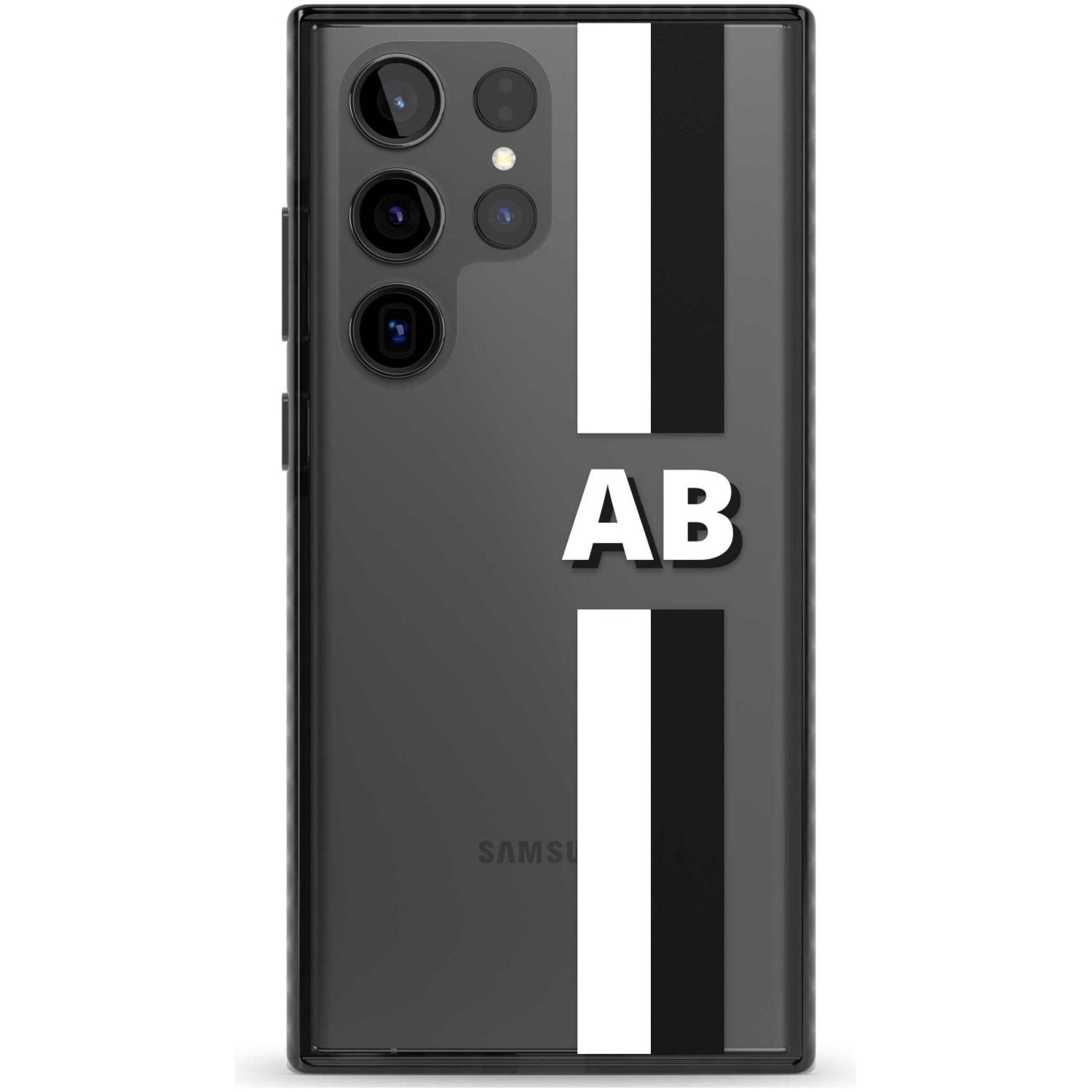 Personalised Clear Text 6E Custom Phone Case Samsung S22 Ultra / Black Impact Case,Samsung S23 Ultra / Black Impact Case Blanc Space