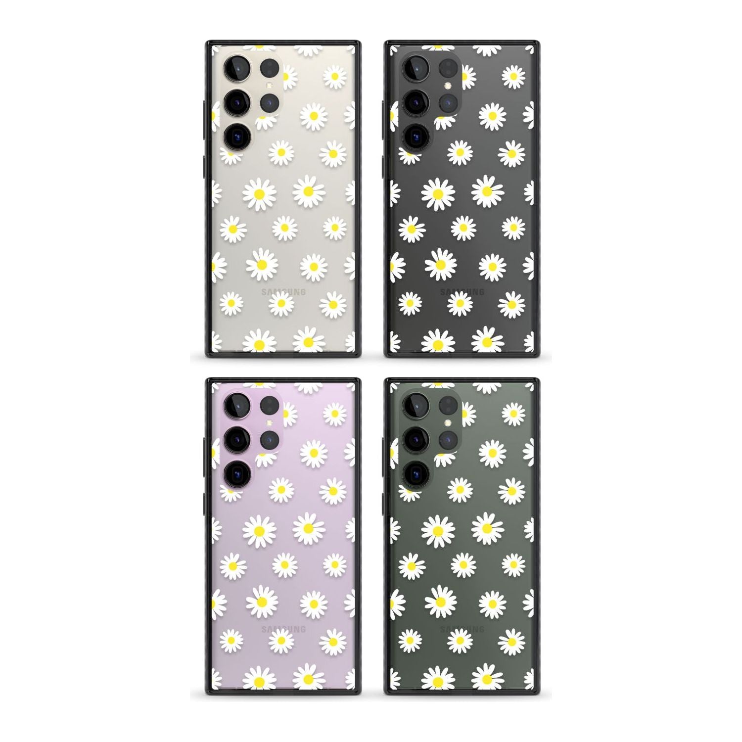 Personalised White Daisy Pattern