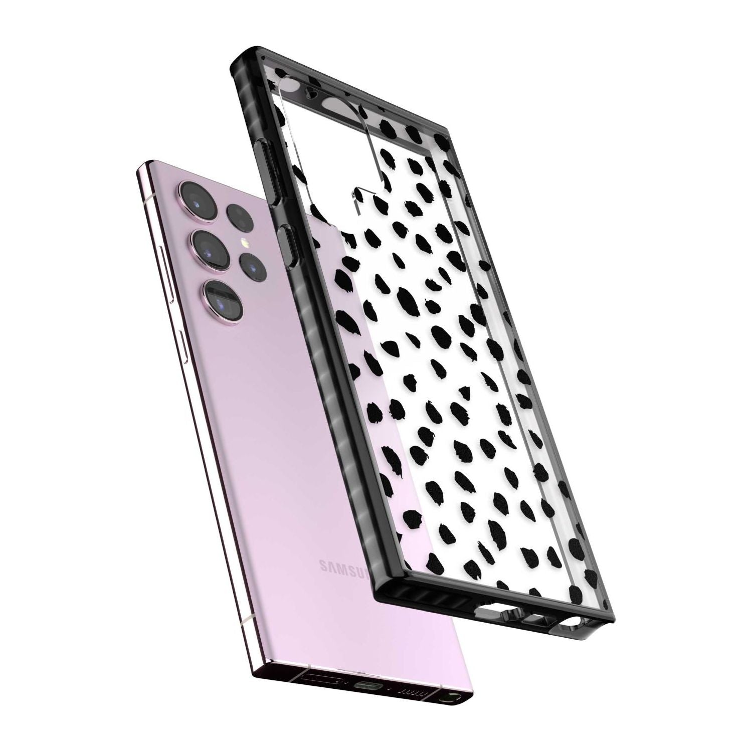 Black on Transparent Dalmatian Polka Dot Spots Phone Case iPhone 15 Pro Max / Black Impact Case,iPhone 15 Plus / Black Impact Case,iPhone 15 Pro / Black Impact Case,iPhone 15 / Black Impact Case,iPhone 15 Pro Max / Impact Case,iPhone 15 Plus / Impact Case,iPhone 15 Pro / Impact Case,iPhone 15 / Impact Case,iPhone 15 Pro Max / Magsafe Black Impact Case,iPhone 15 Plus / Magsafe Black Impact Case,iPhone 15 Pro / Magsafe Black Impact Case,iPhone 15 / Magsafe Black Impact Case,iPhone 14 Pro Max / Black Impact Ca