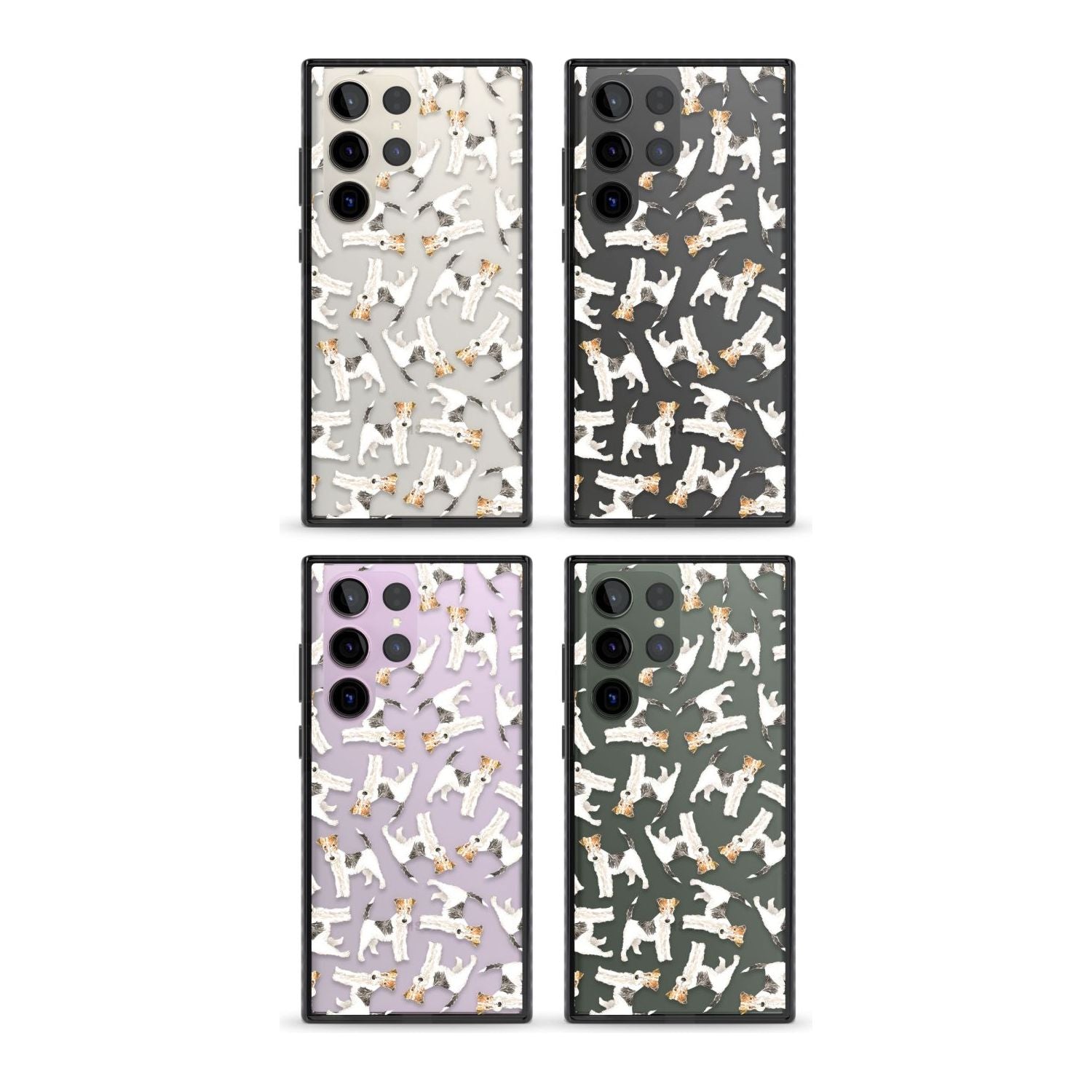 Wire Haired Fox Terrier Dog Pattern