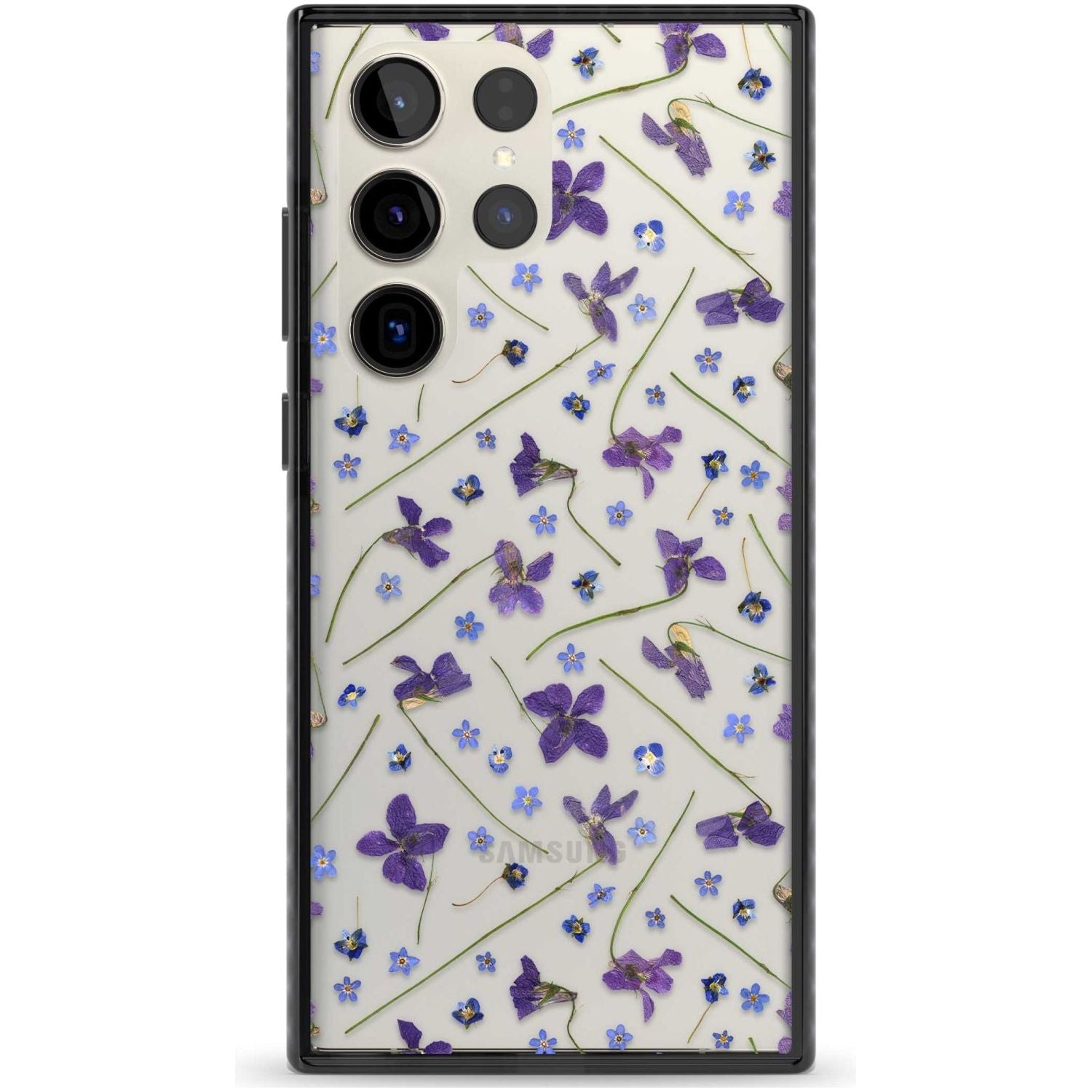 Pressed Violet Flower