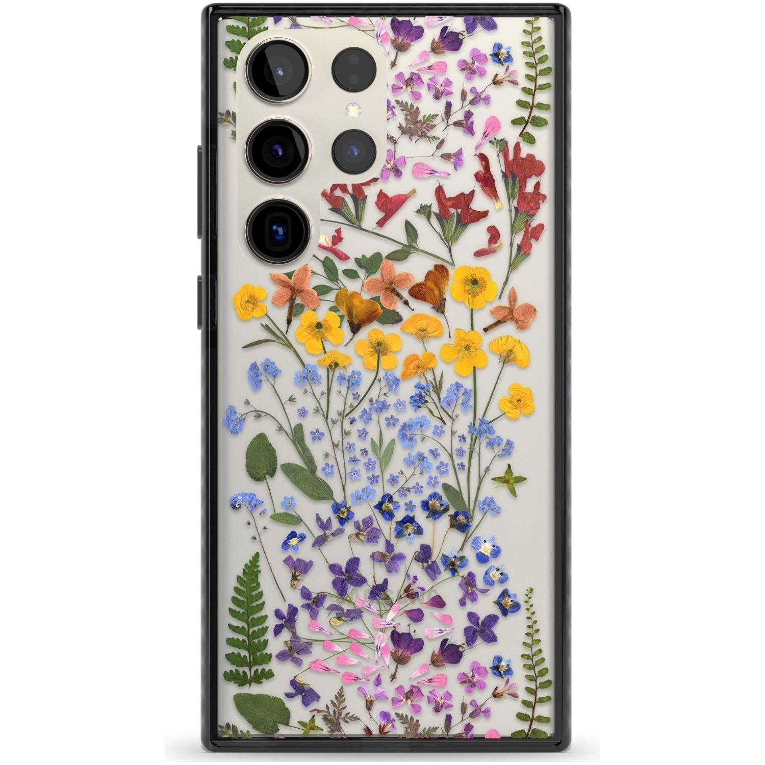 Pressed Wildflower Stripe