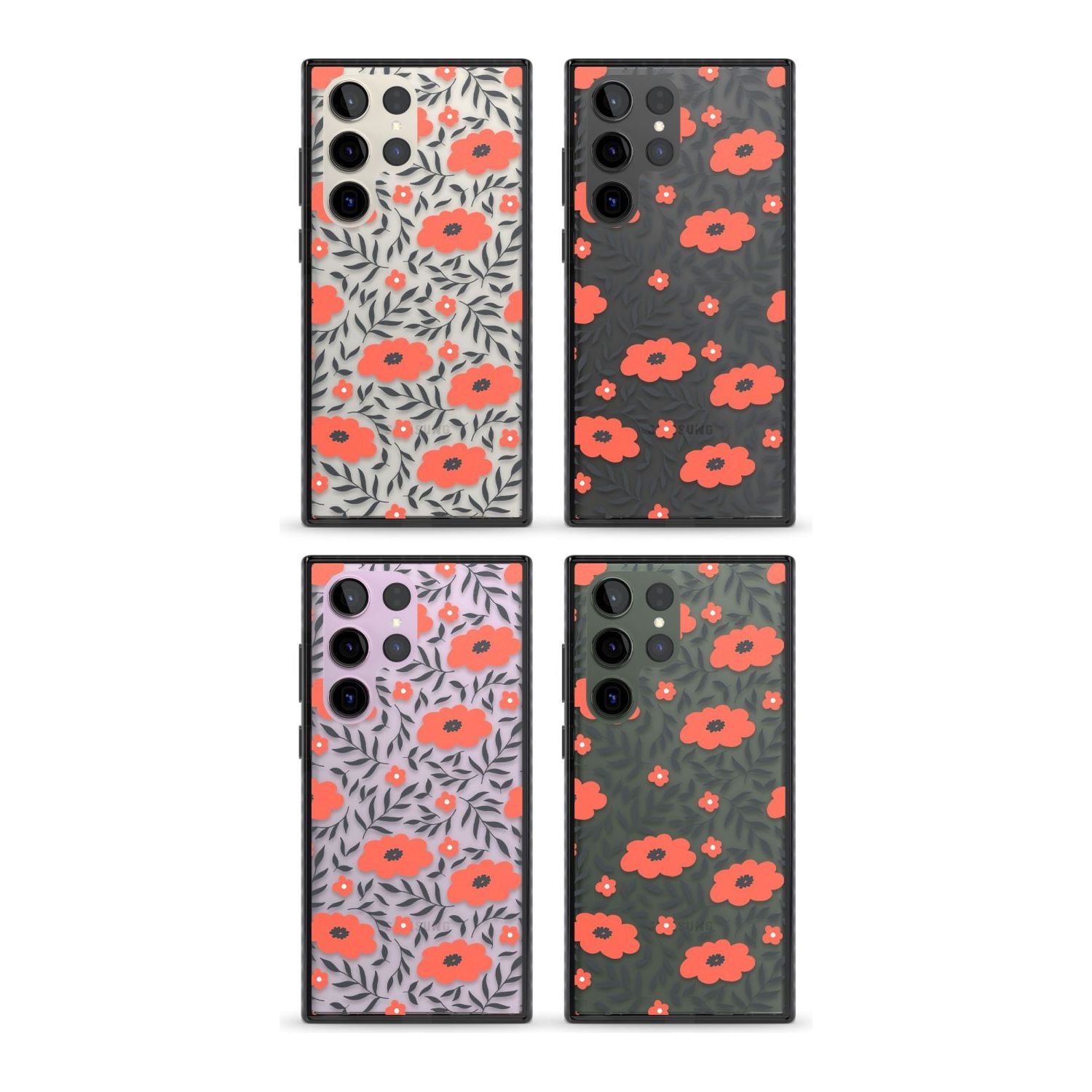 Red Poppy Floral