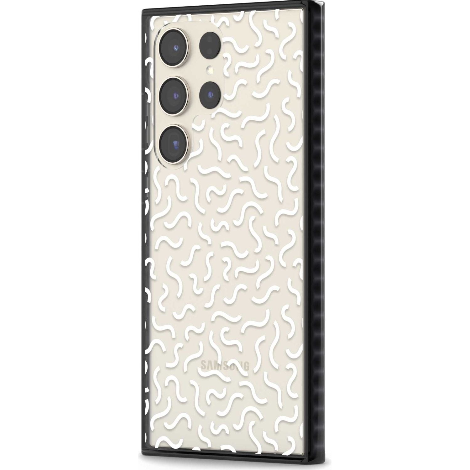 Black & White Wavy Pattern
