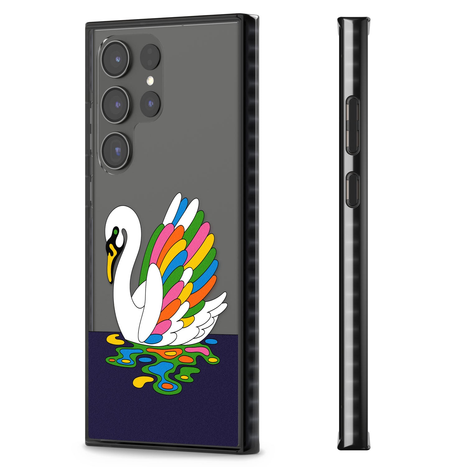 Serene Swan Impact Phone Case for Samsung Galaxy S24 Ultra , Samsung Galaxy S23 Ultra, Samsung Galaxy S22 Ultra