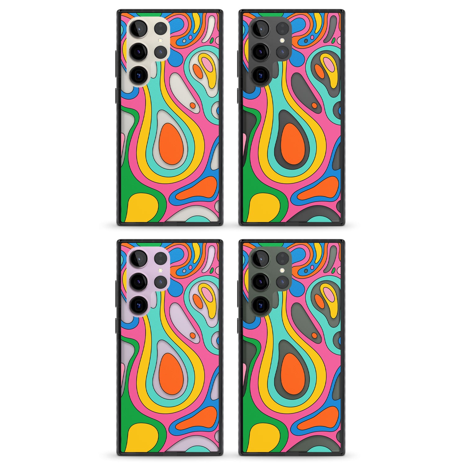 Dreams & Grooves Impact Phone Case for Samsung Galaxy S24 Ultra , Samsung Galaxy S23 Ultra, Samsung Galaxy S22 Ultra