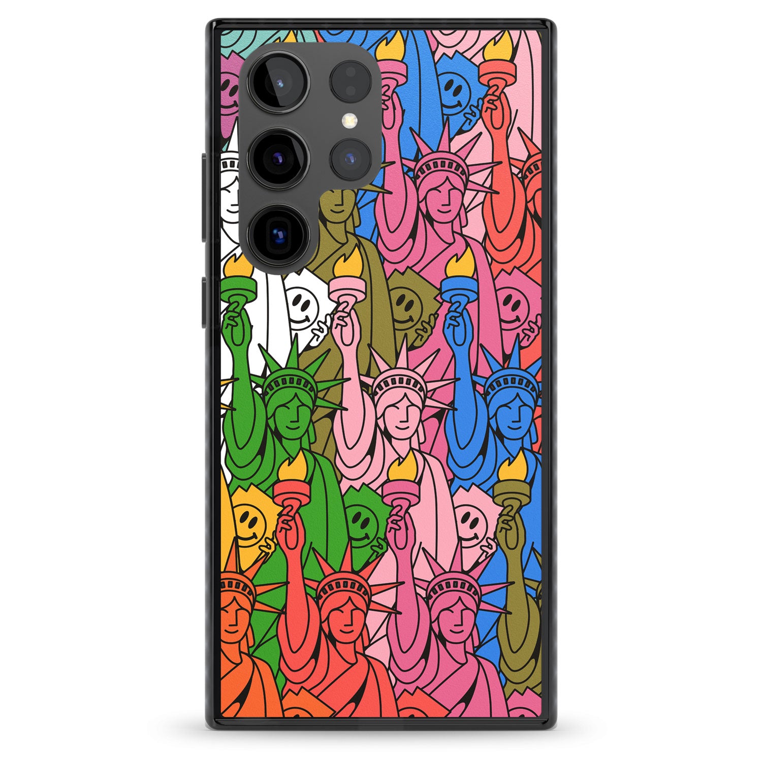 Multicolour Liberty Pattern Impact Phone Case for Samsung Galaxy S24 Ultra , Samsung Galaxy S23 Ultra, Samsung Galaxy S22 Ultra