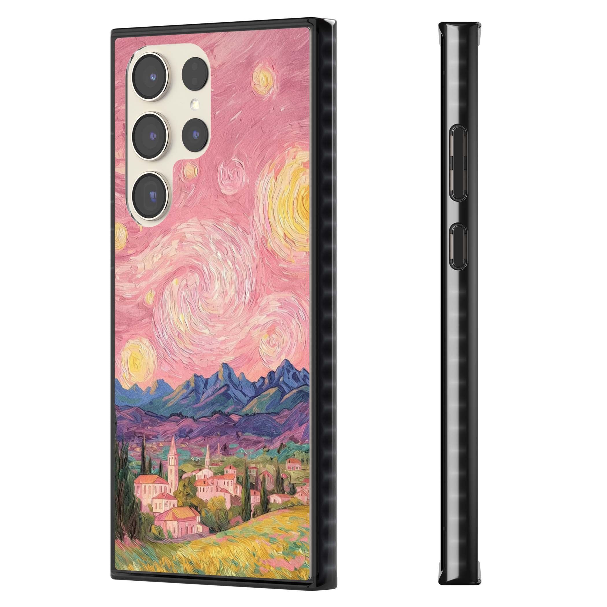 The Starry Sunset for her iPhone case | Black Impact case for Samsung Galaxy S24 Ultra, Samsung Galaxy S23 Ultra, Samsung Galaxy S22 Ultra
