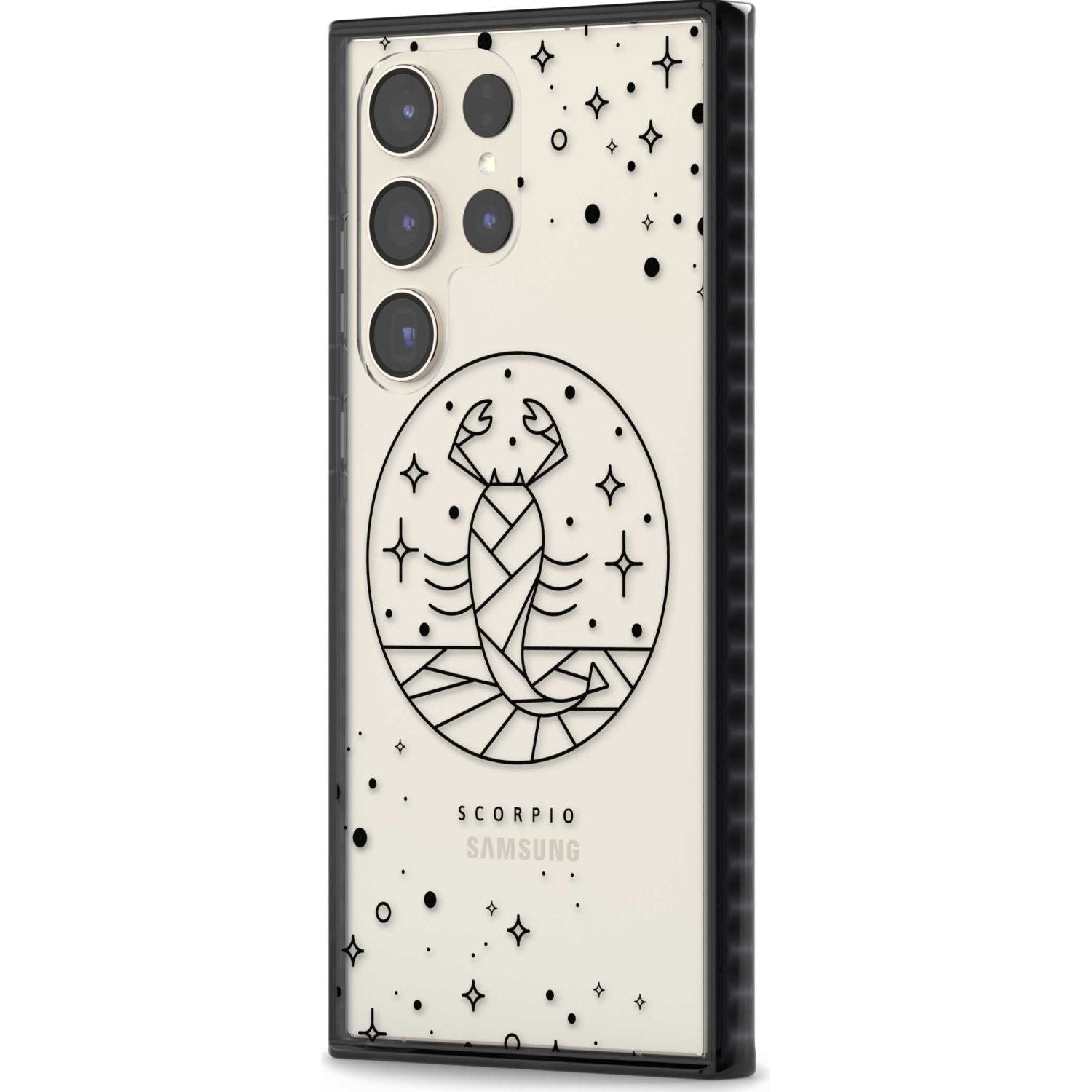 Scorpio Emblem Cosmic Design