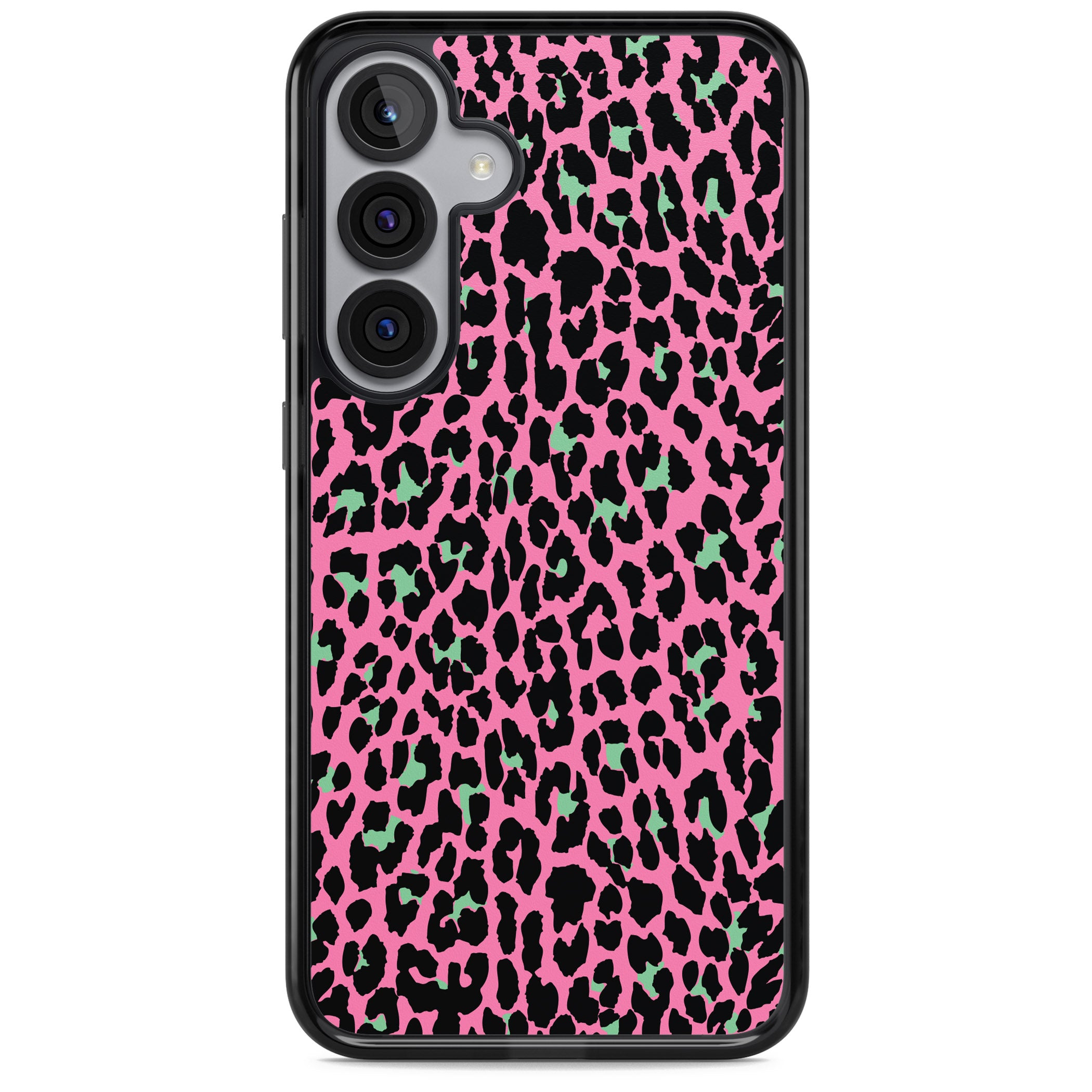 Pink & Green Leopard
