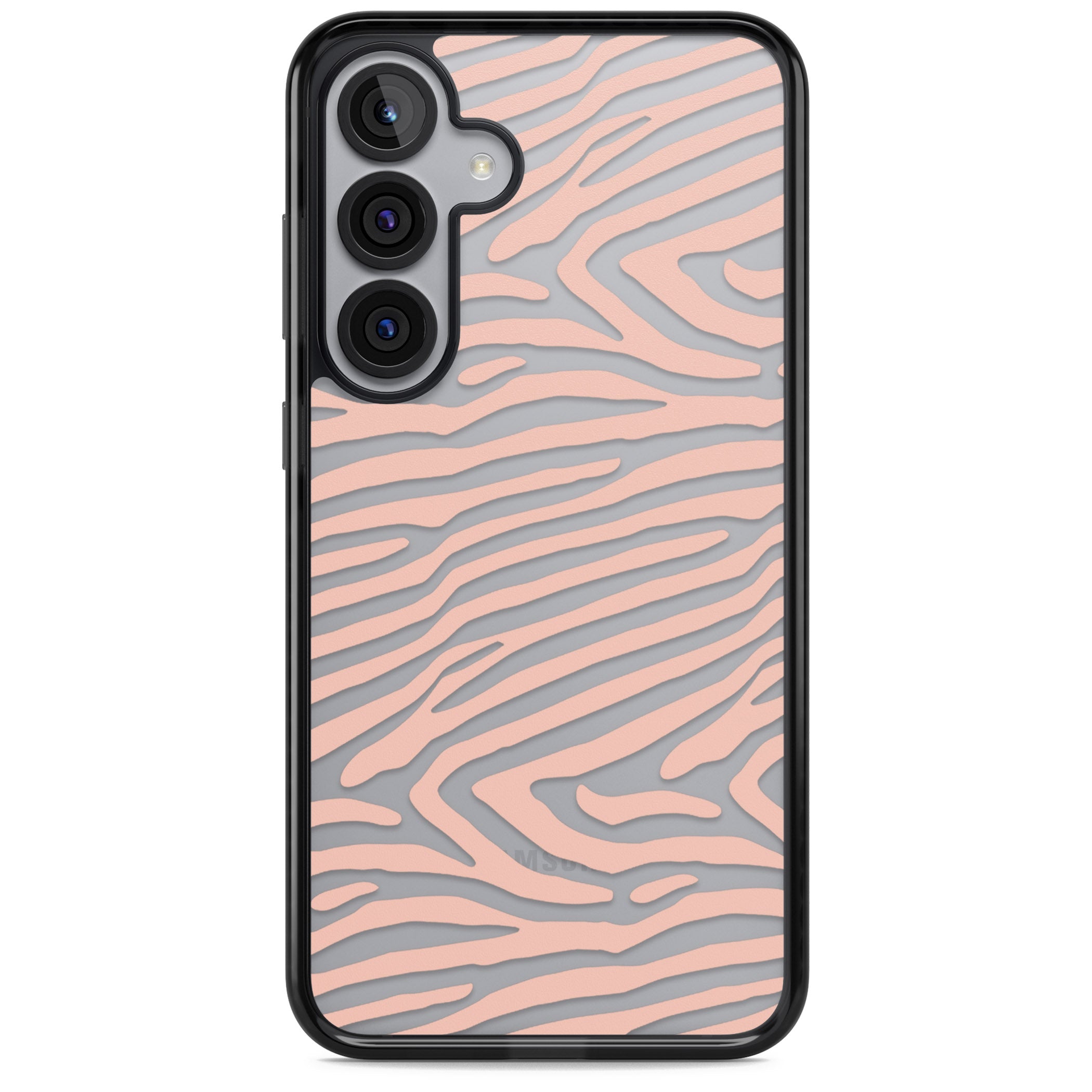 Horizontal Zebra Stripes Transparent Animal Print
