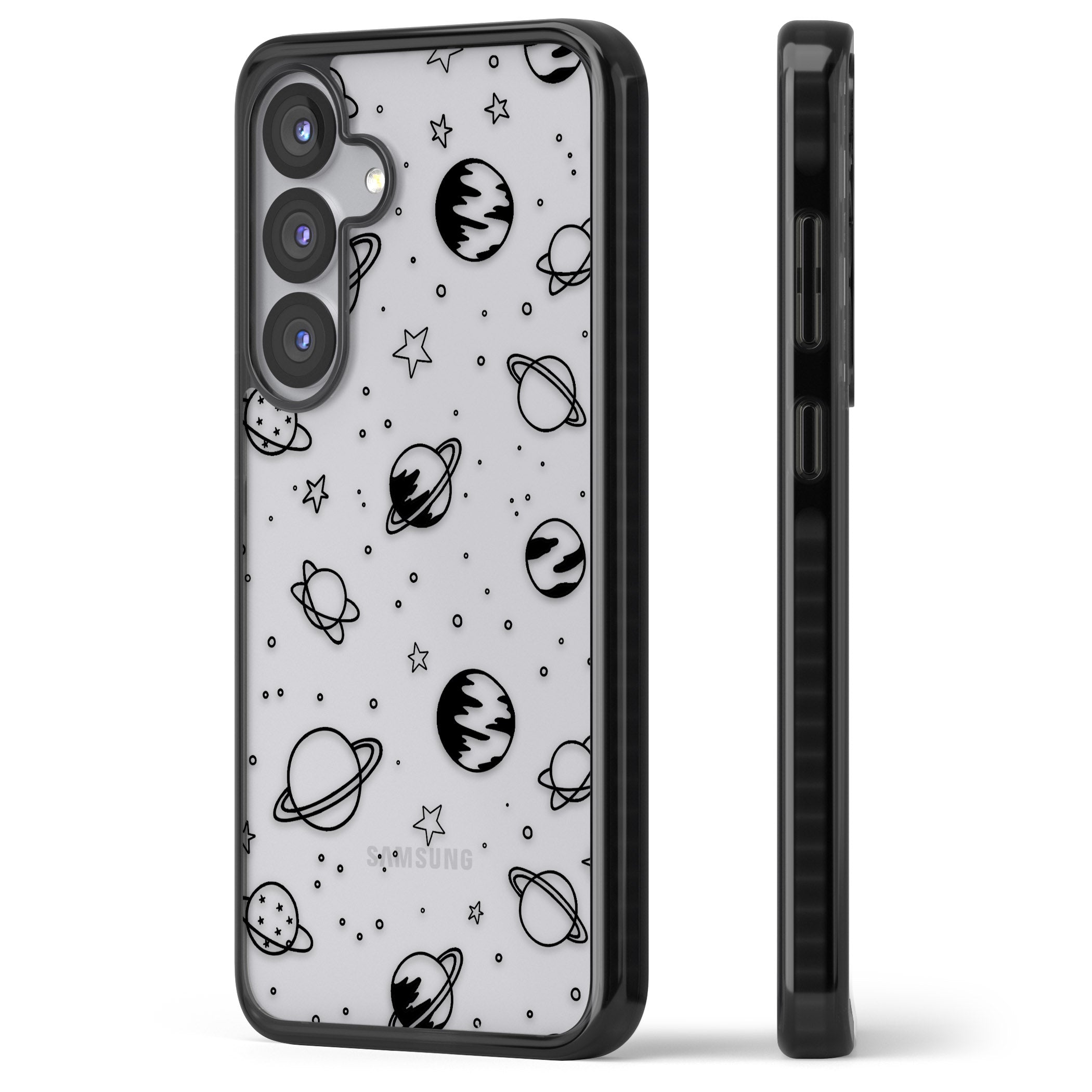 Cosmic Sketch Black Clear