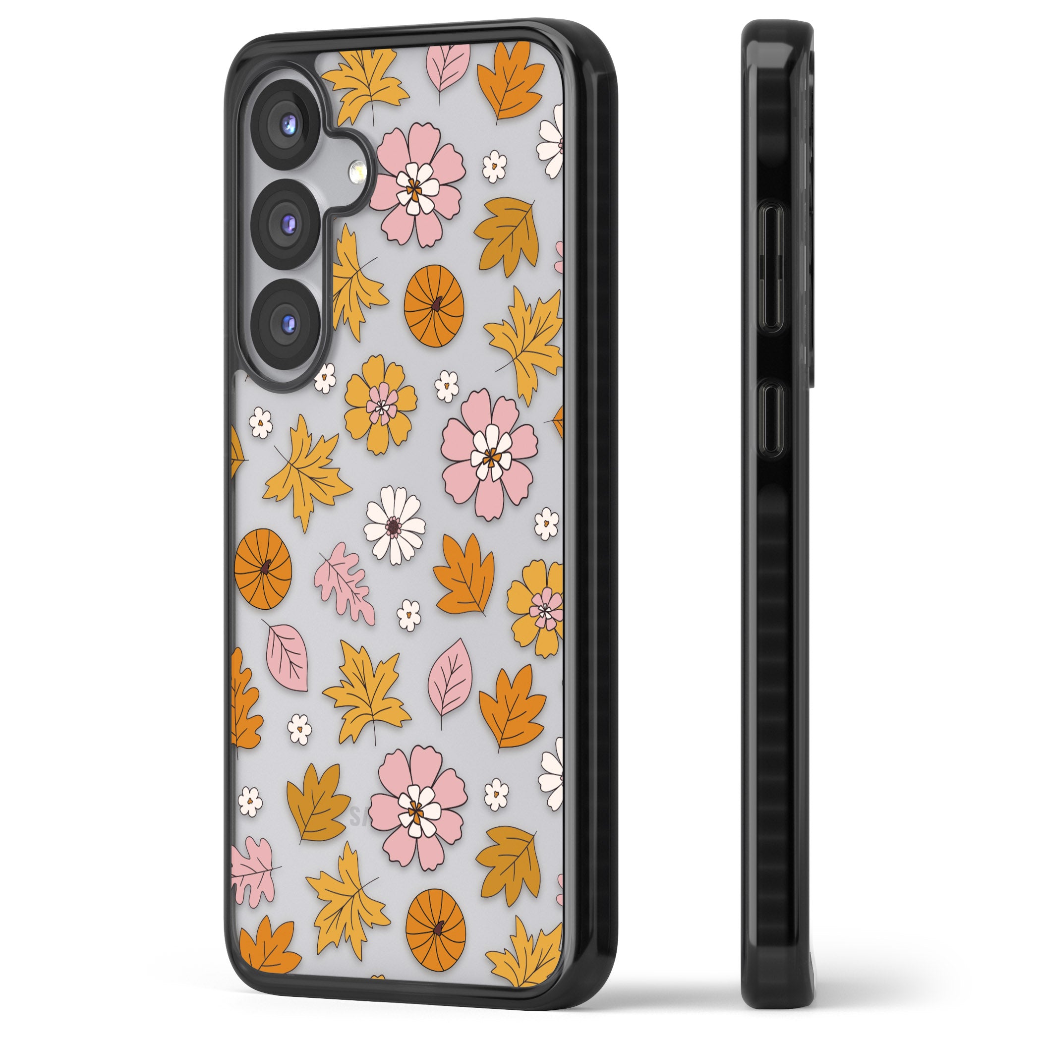 Autumn Leaves And Flowers