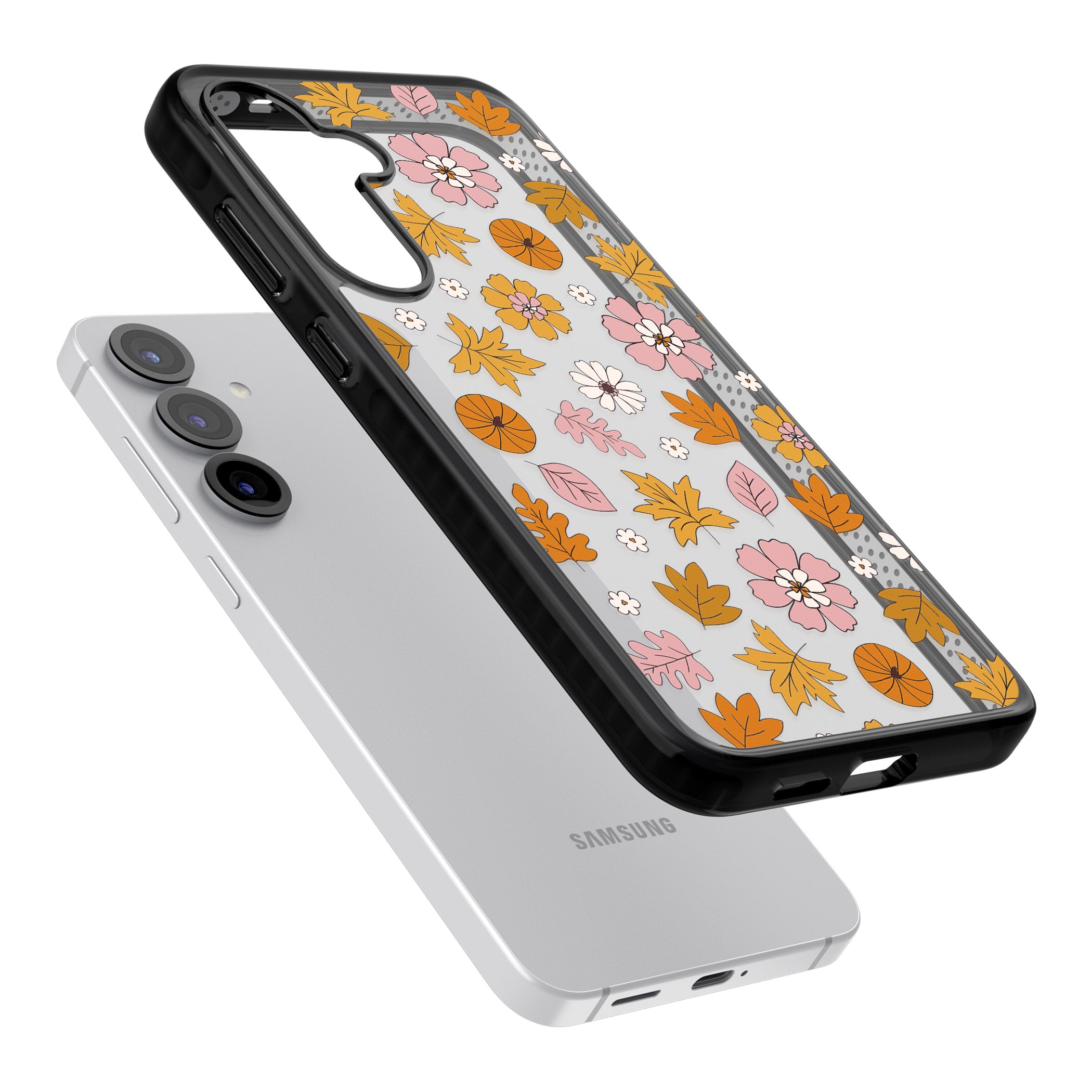 Autumn Leaves And Flowers