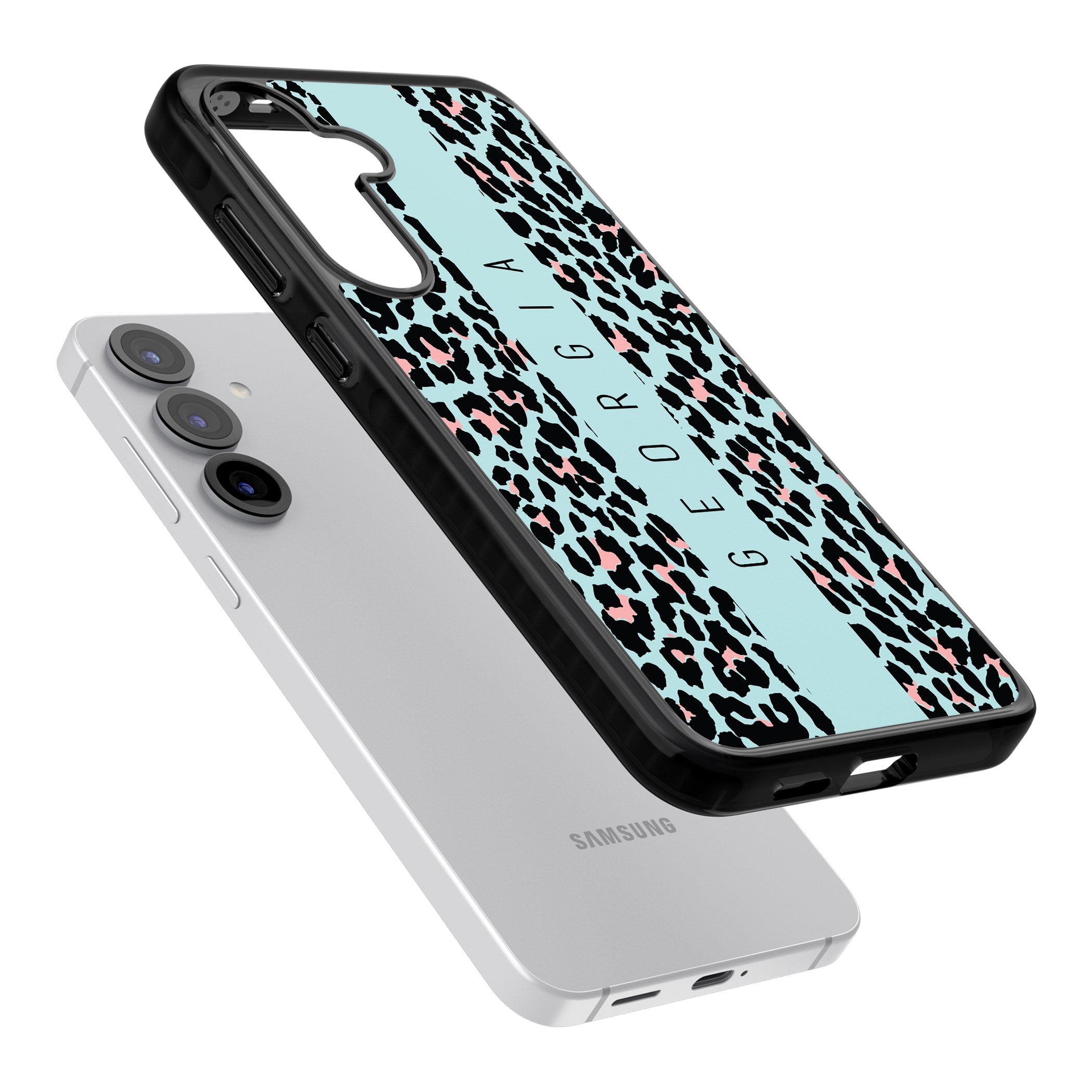 Personalised Blue Leopard