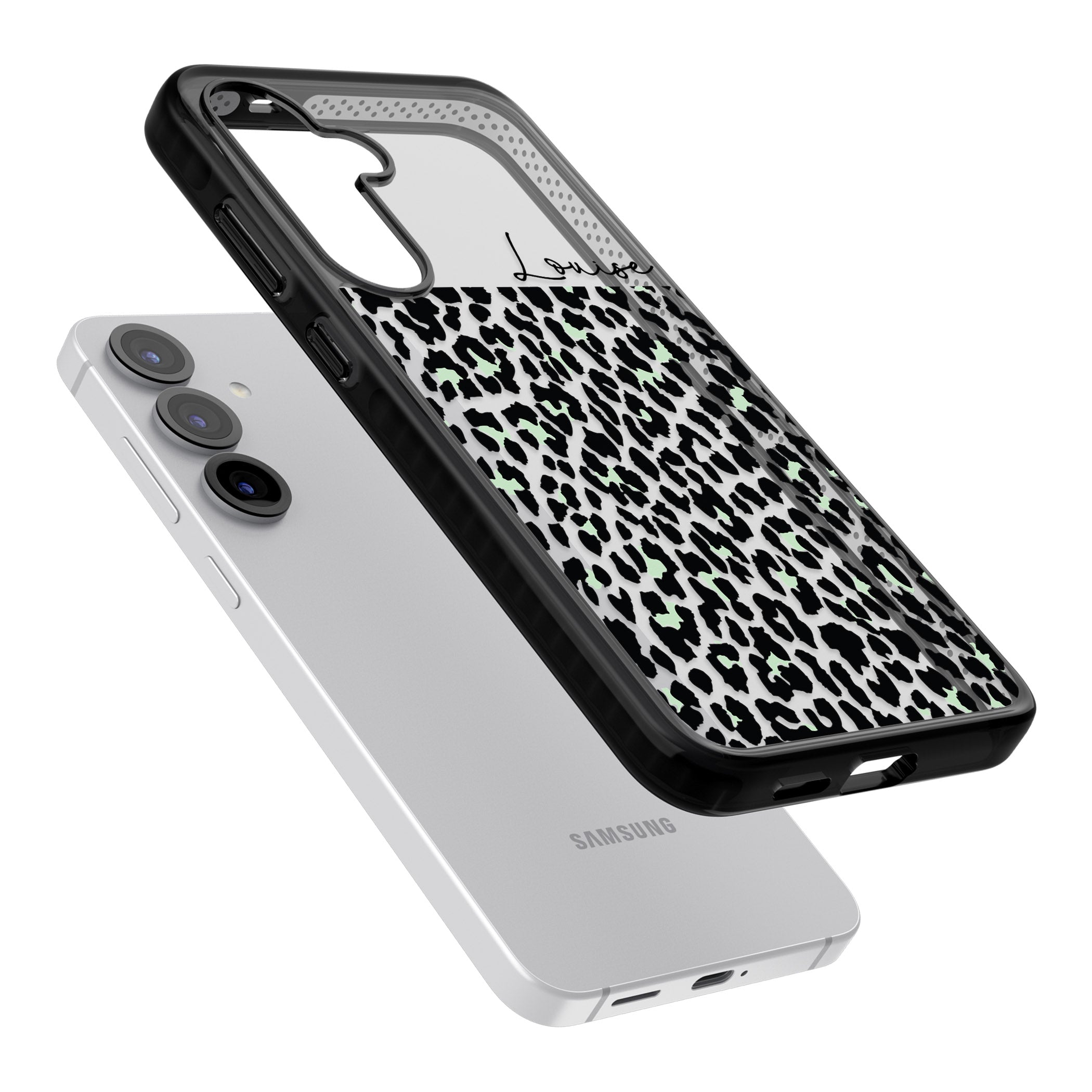 Personalised Seafoam Leopard