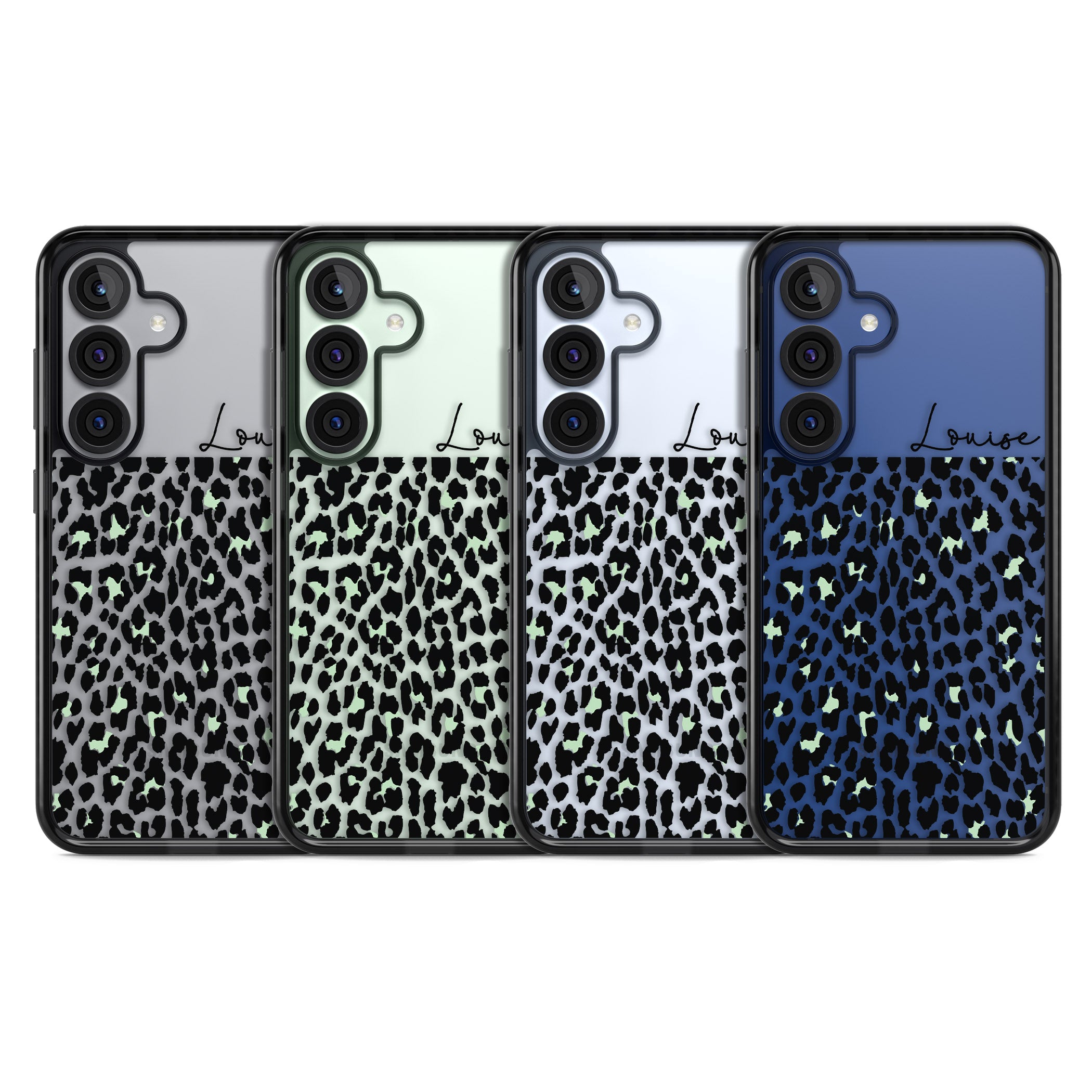 Personalised Seafoam Leopard