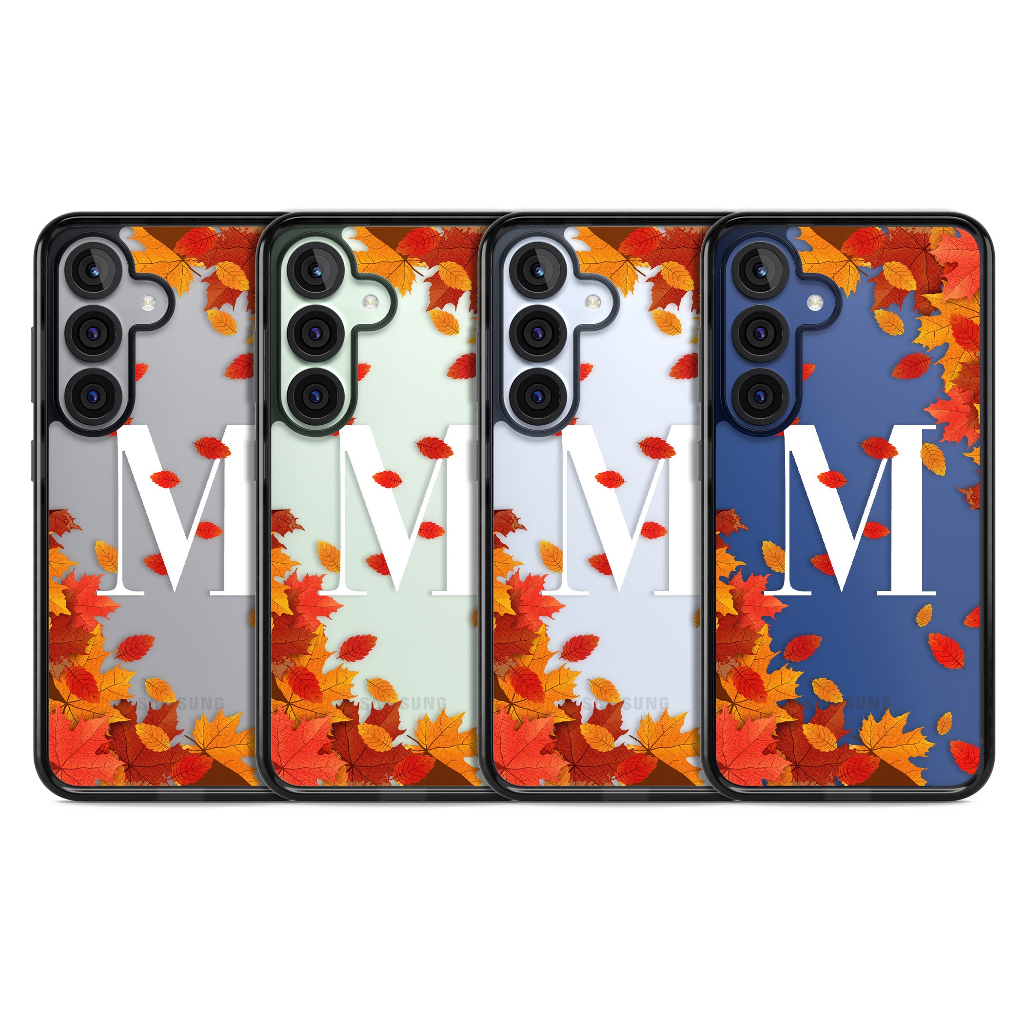 Personalised Autumn Leaves Monogram