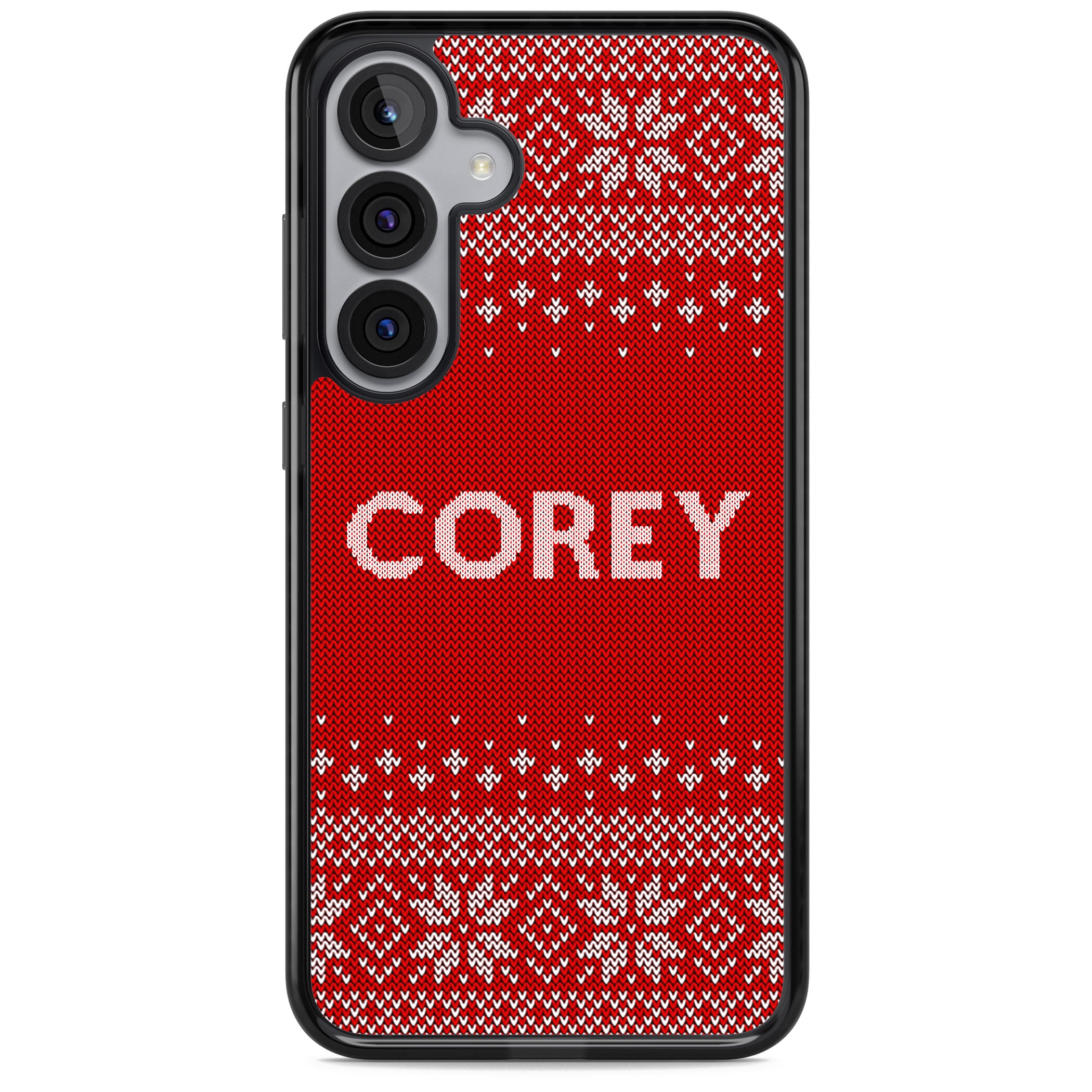 Personalised Red Christmas Knit