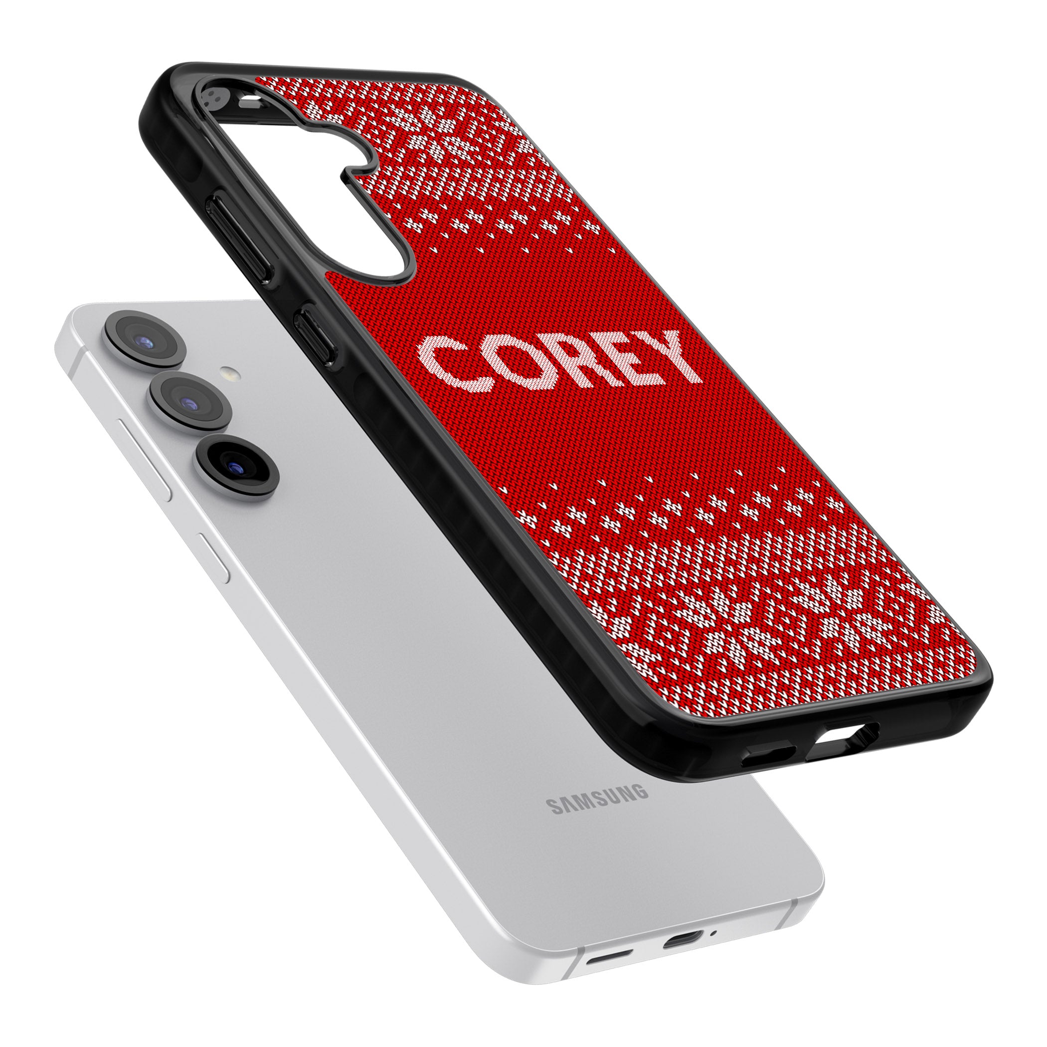 Personalised Red Christmas Knit