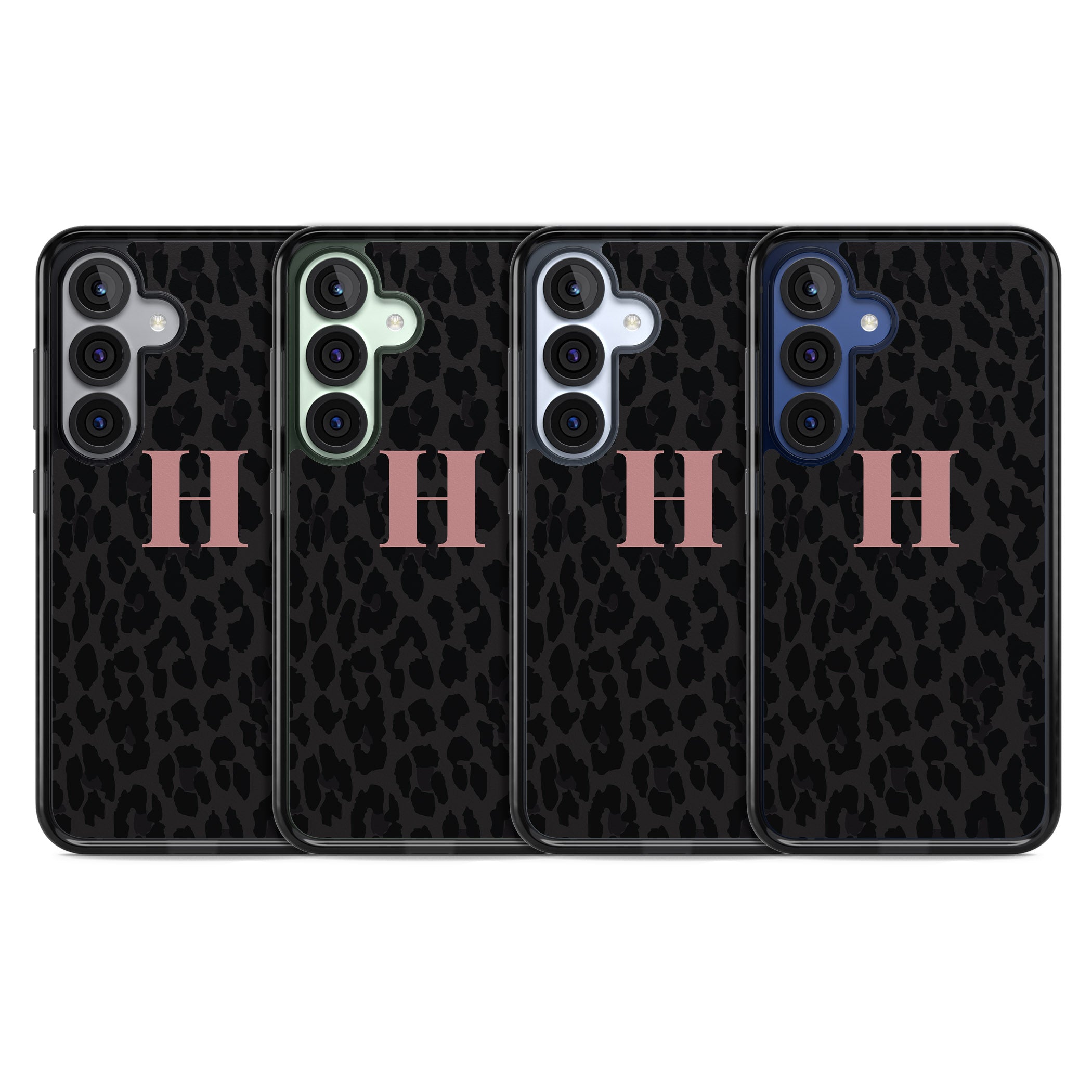 Personalised Pink Leopard Monogram