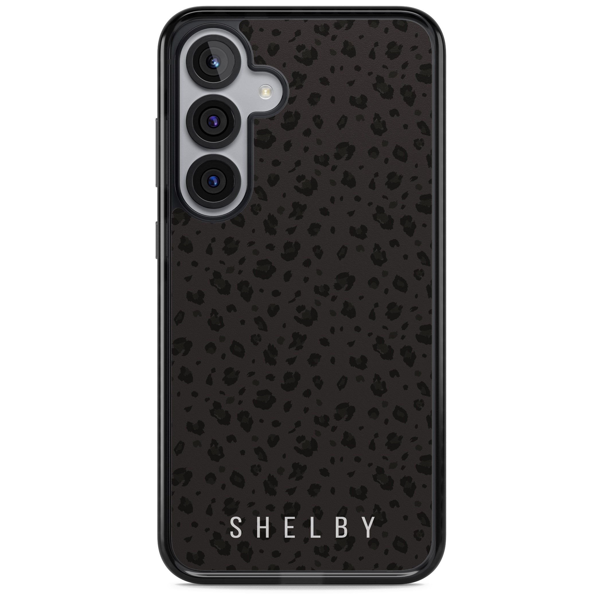 Personalised Dark Leopard Lettering