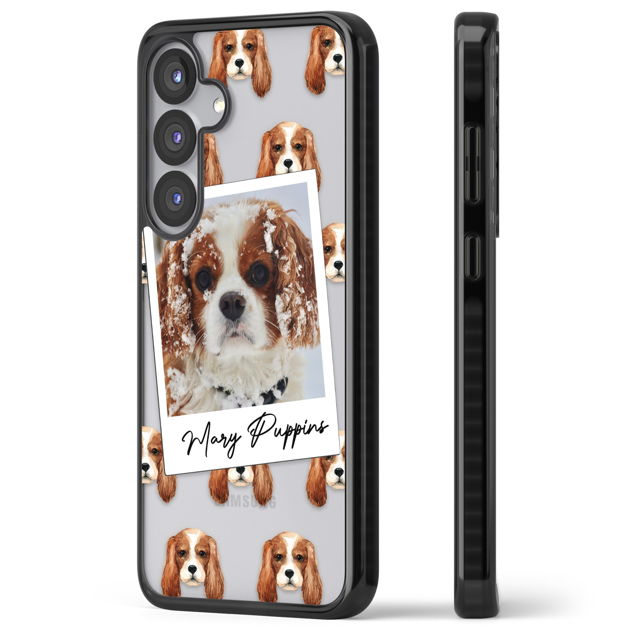 Personalised Cavalier King Charles Instant Camera Photo