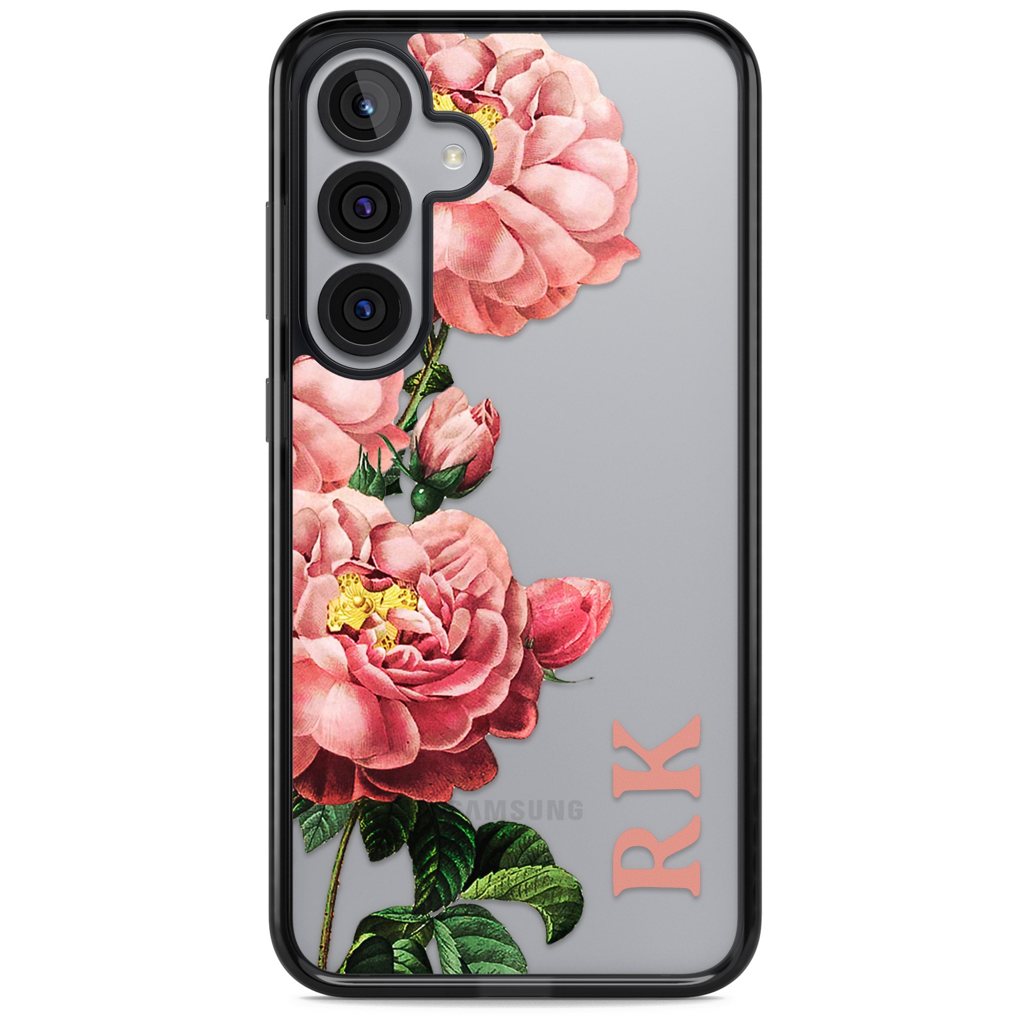 Personalised Vintage Floral Peonies