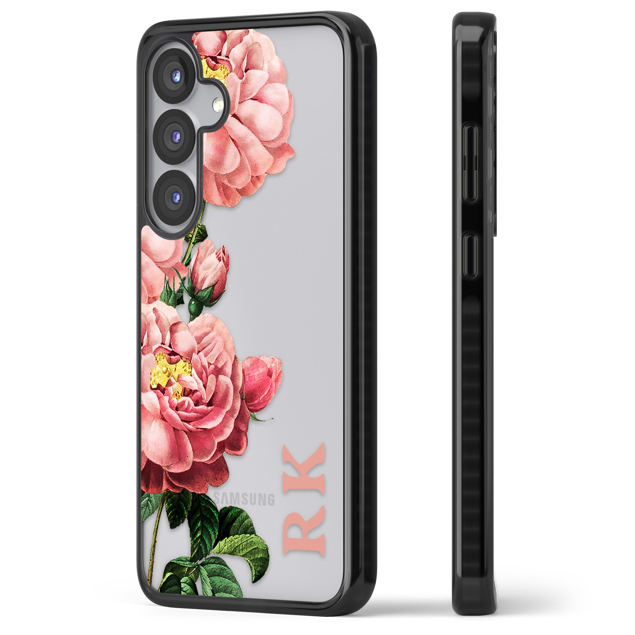 Personalised Vintage Floral Peonies