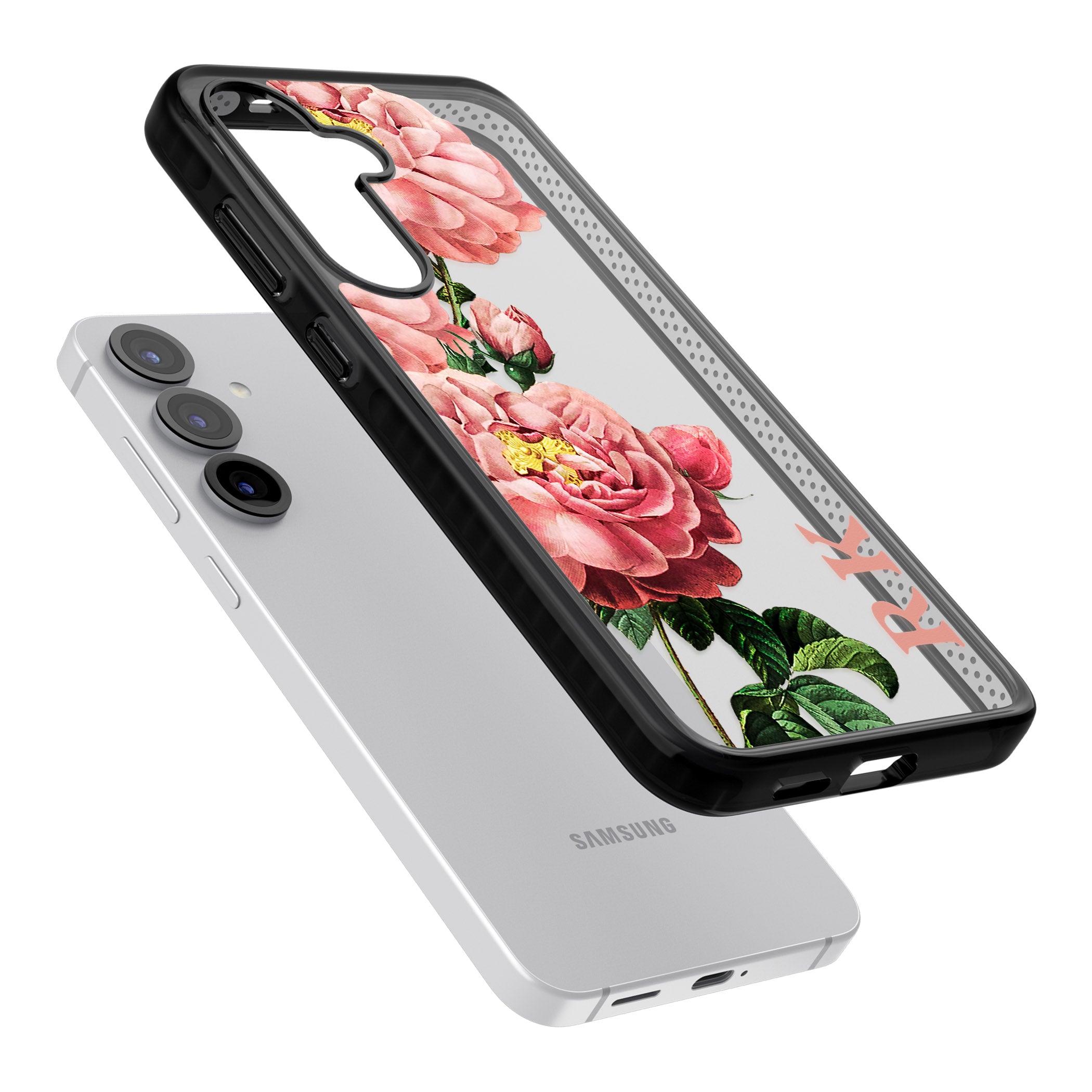 Personalised Vintage Floral Peonies