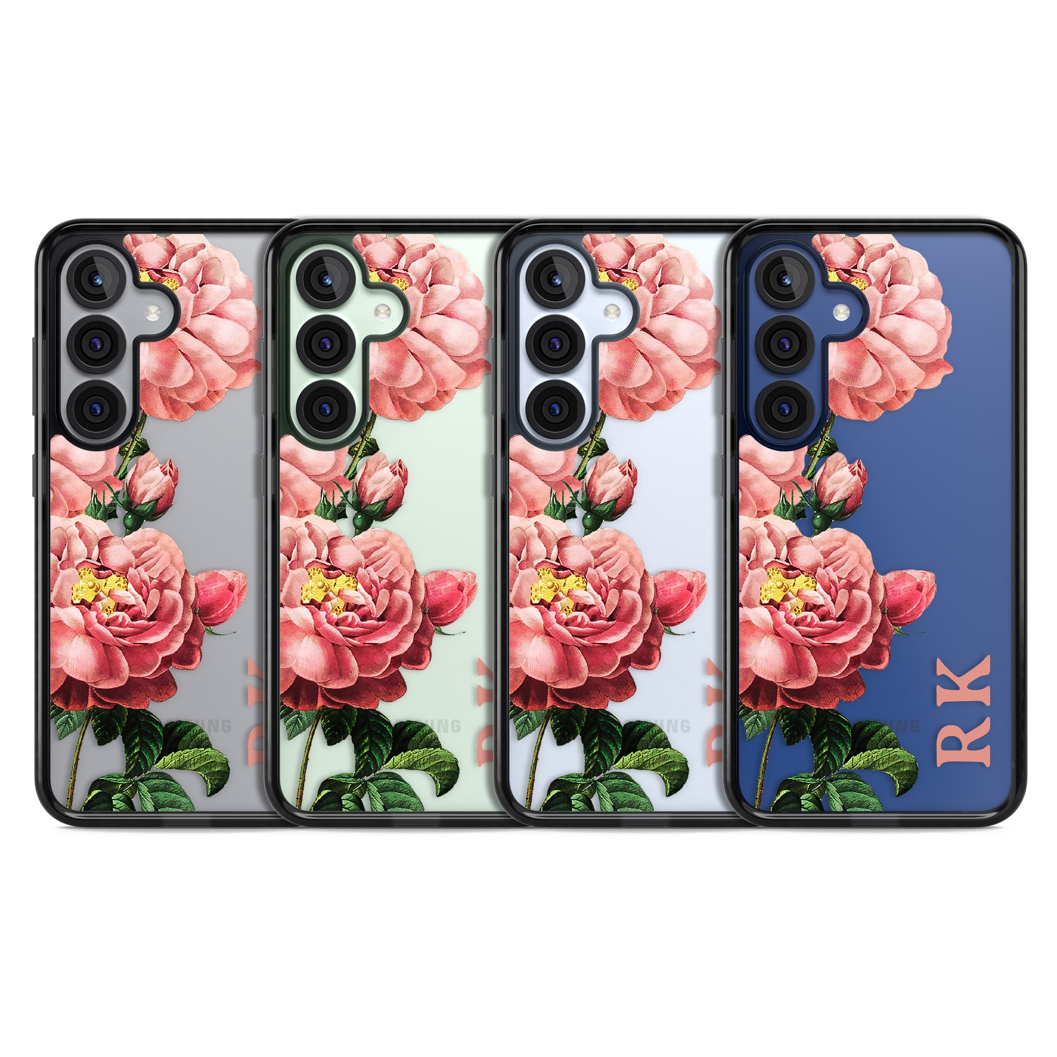 Personalised Vintage Floral Peonies