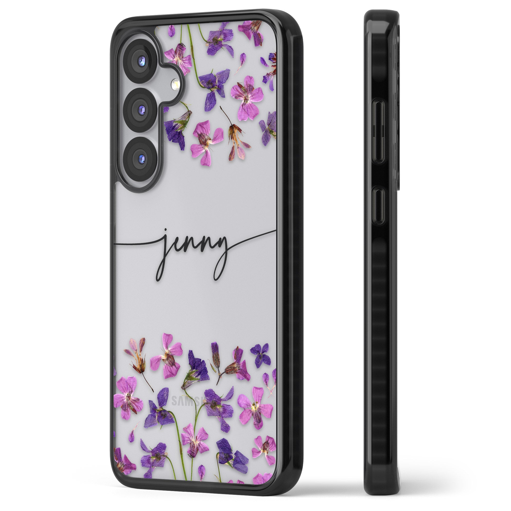 Personalised Purple Violets