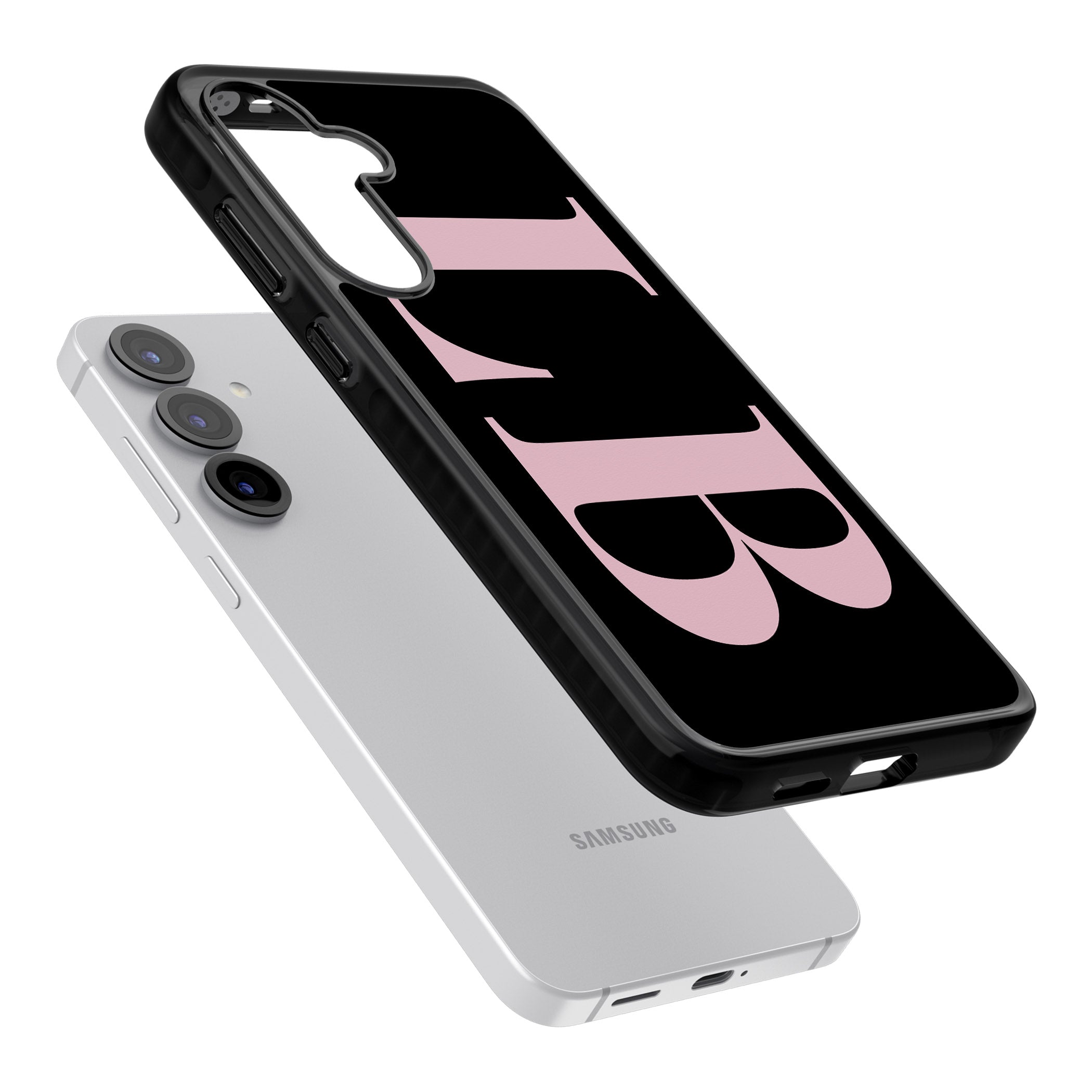 Personalised Pink & Black Green Letters