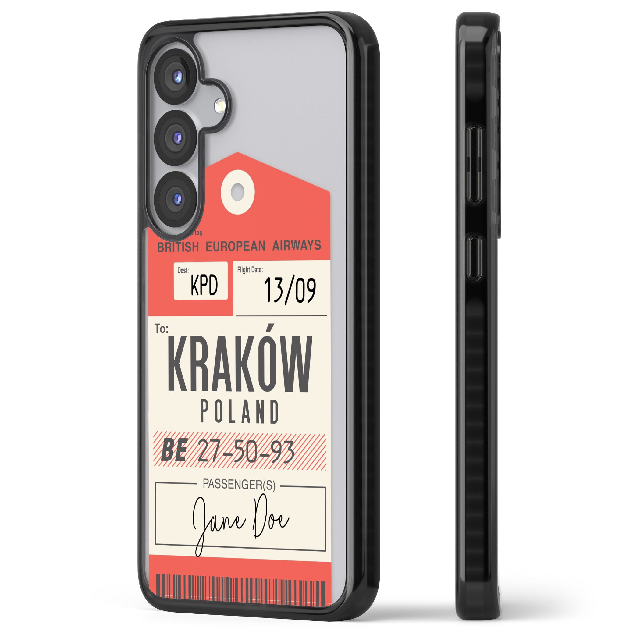 Personalised Vintage Bea Luggage Tag