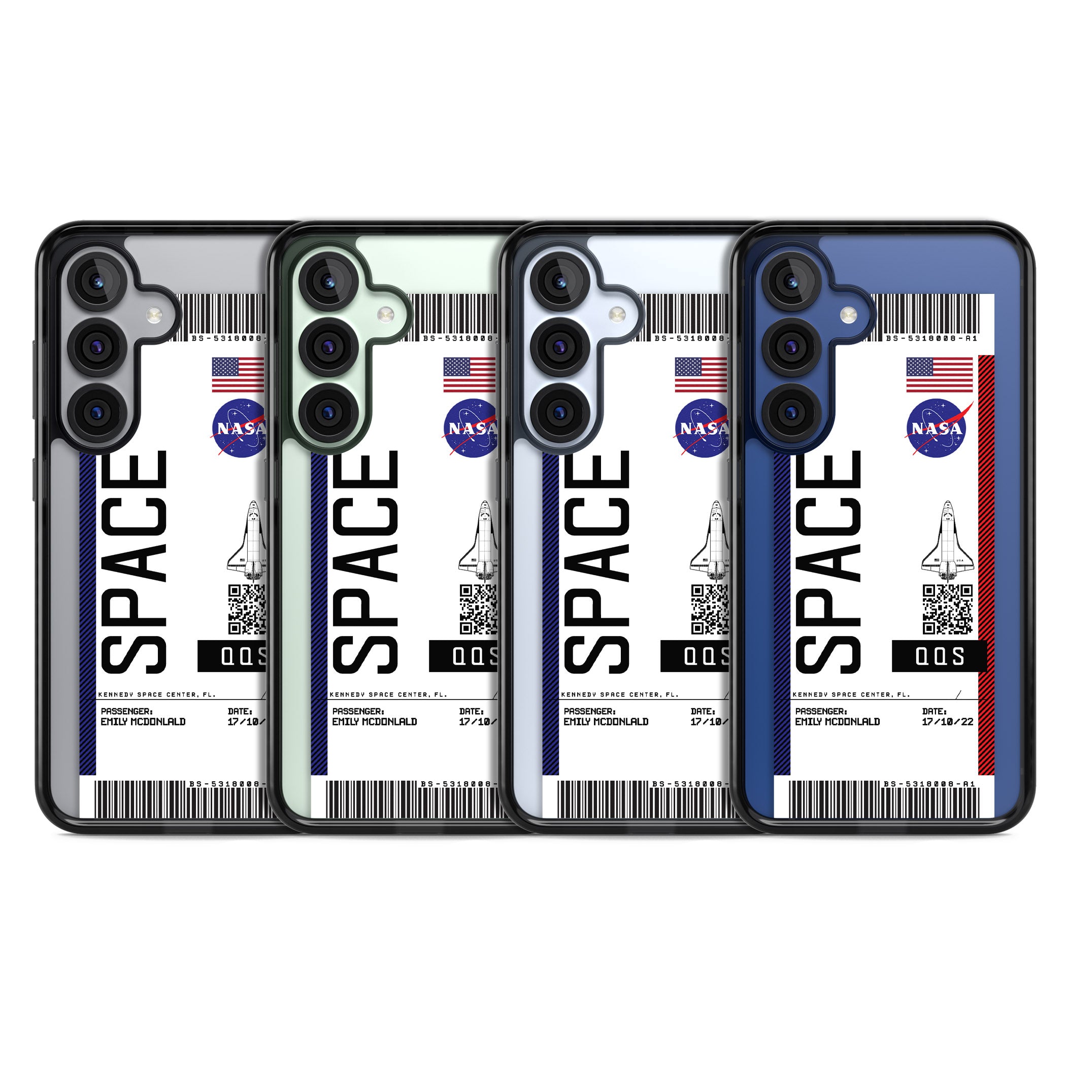 Personalised Nasa Boarding Pass (Light)