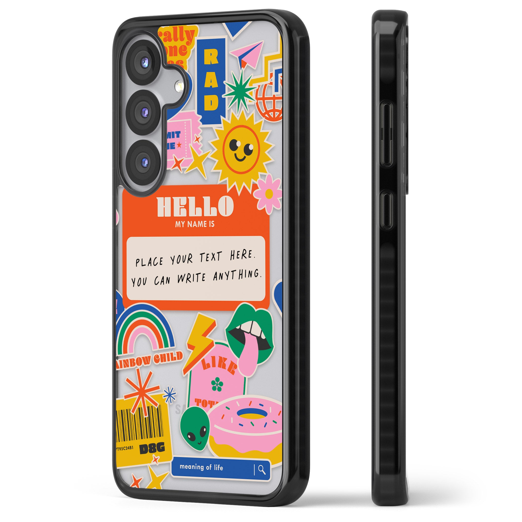 Personalised Retro Vibes Sticker