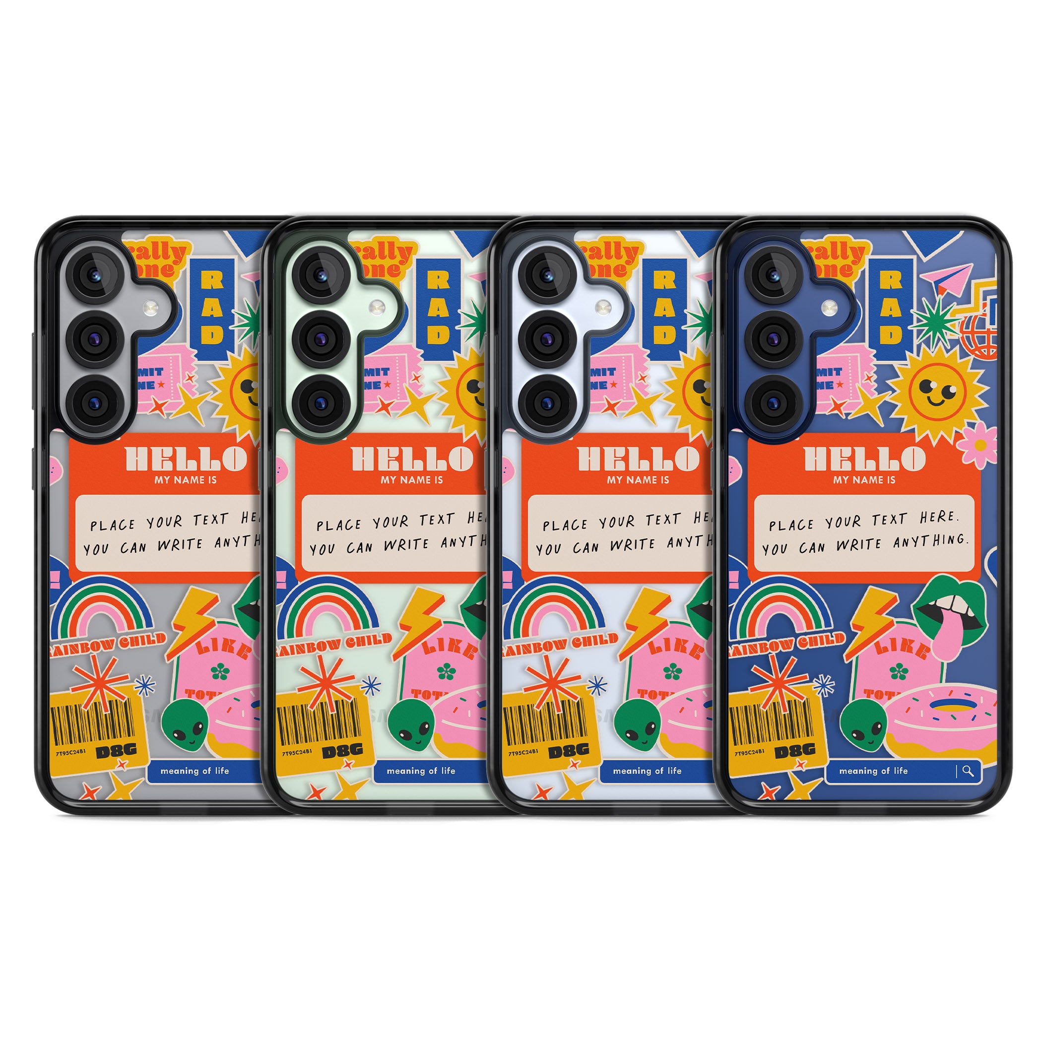 Personalised Retro Vibes Sticker