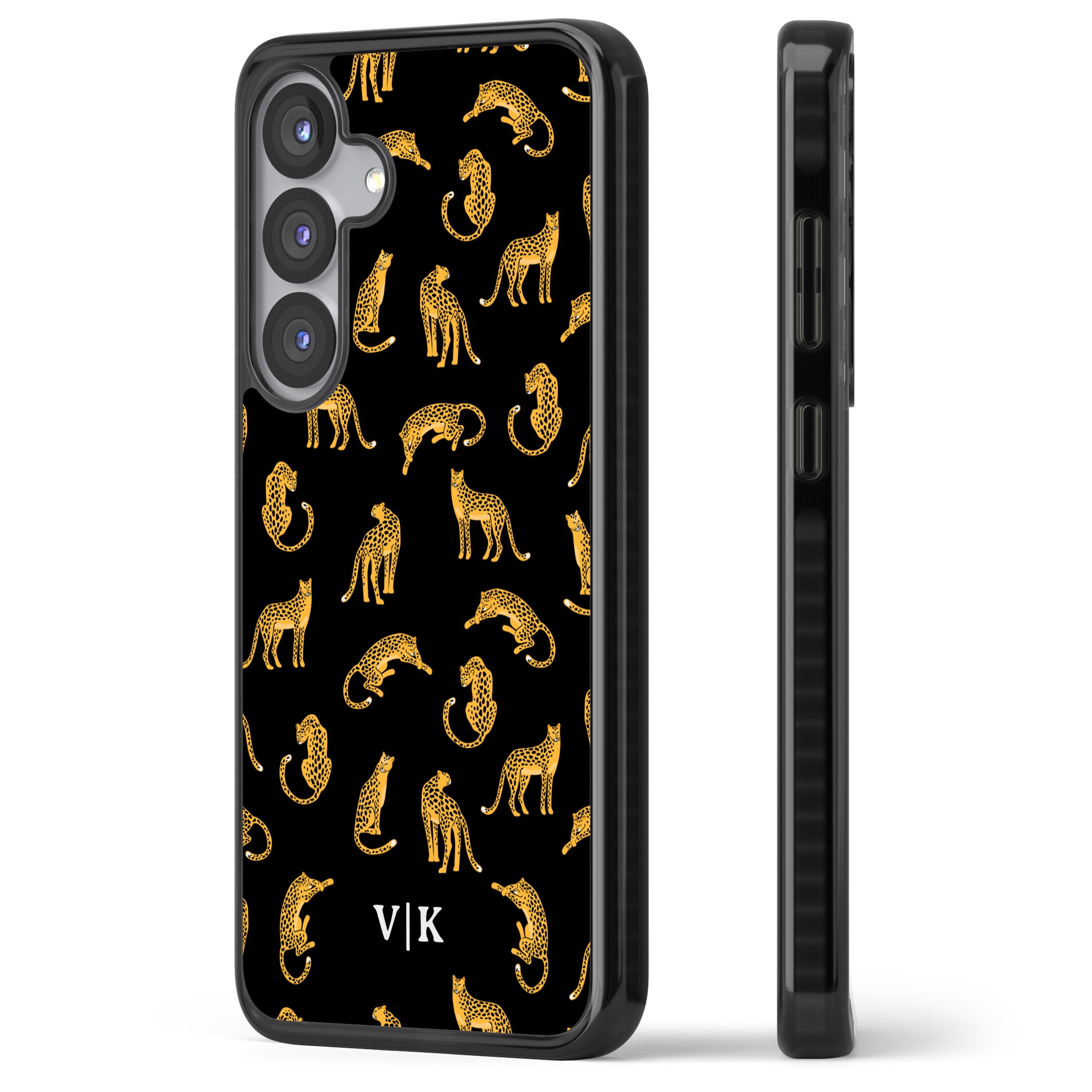 Personalised Gold Cheetah Pattern