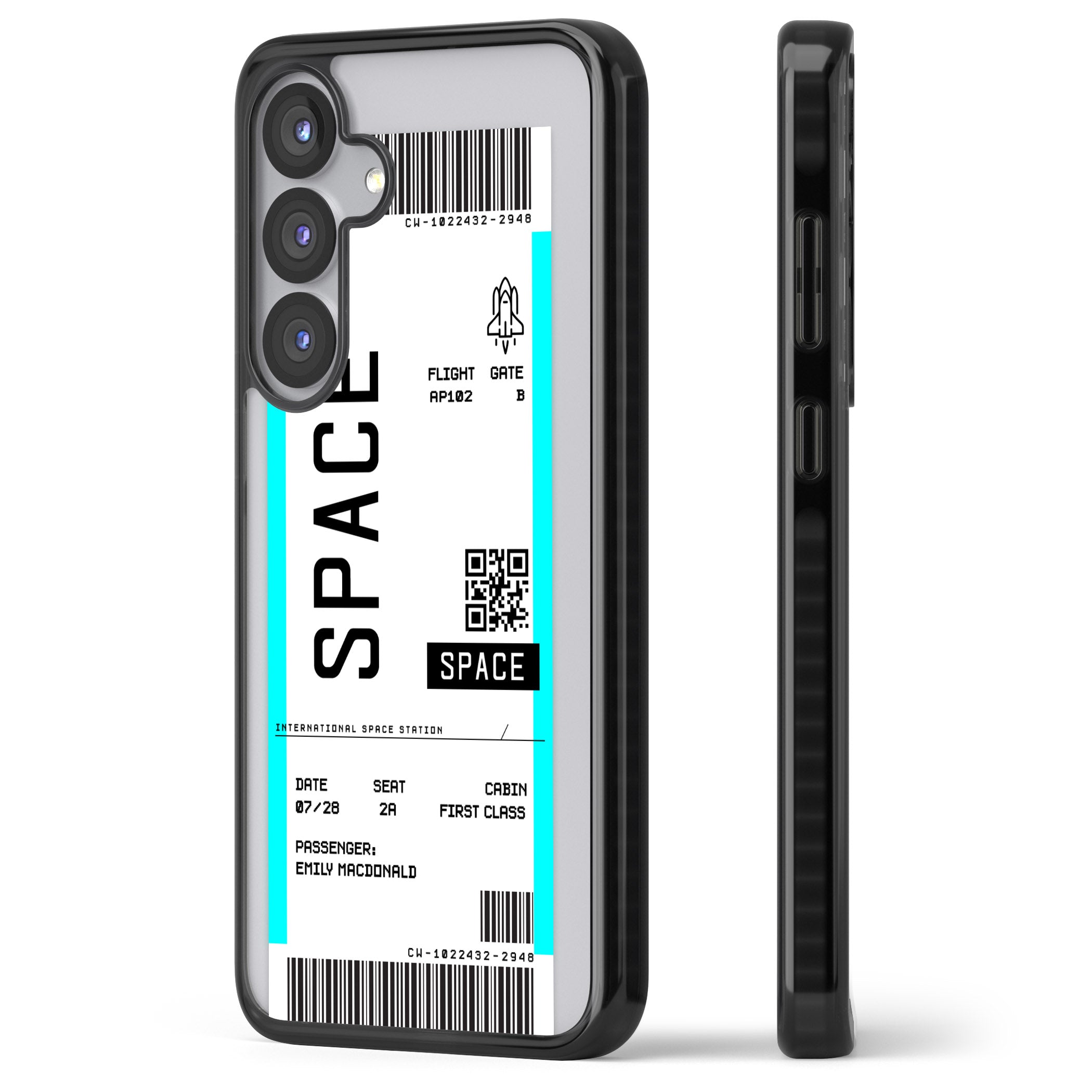 Personalised Space Travel Ticket