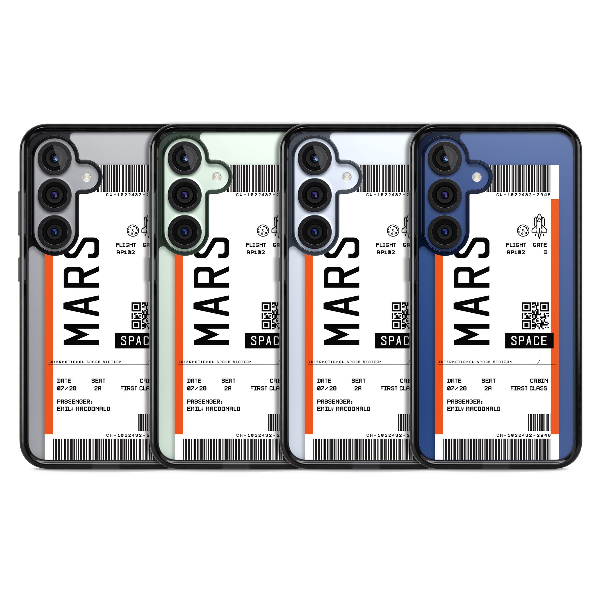 Personalised Mars Travel Ticket
