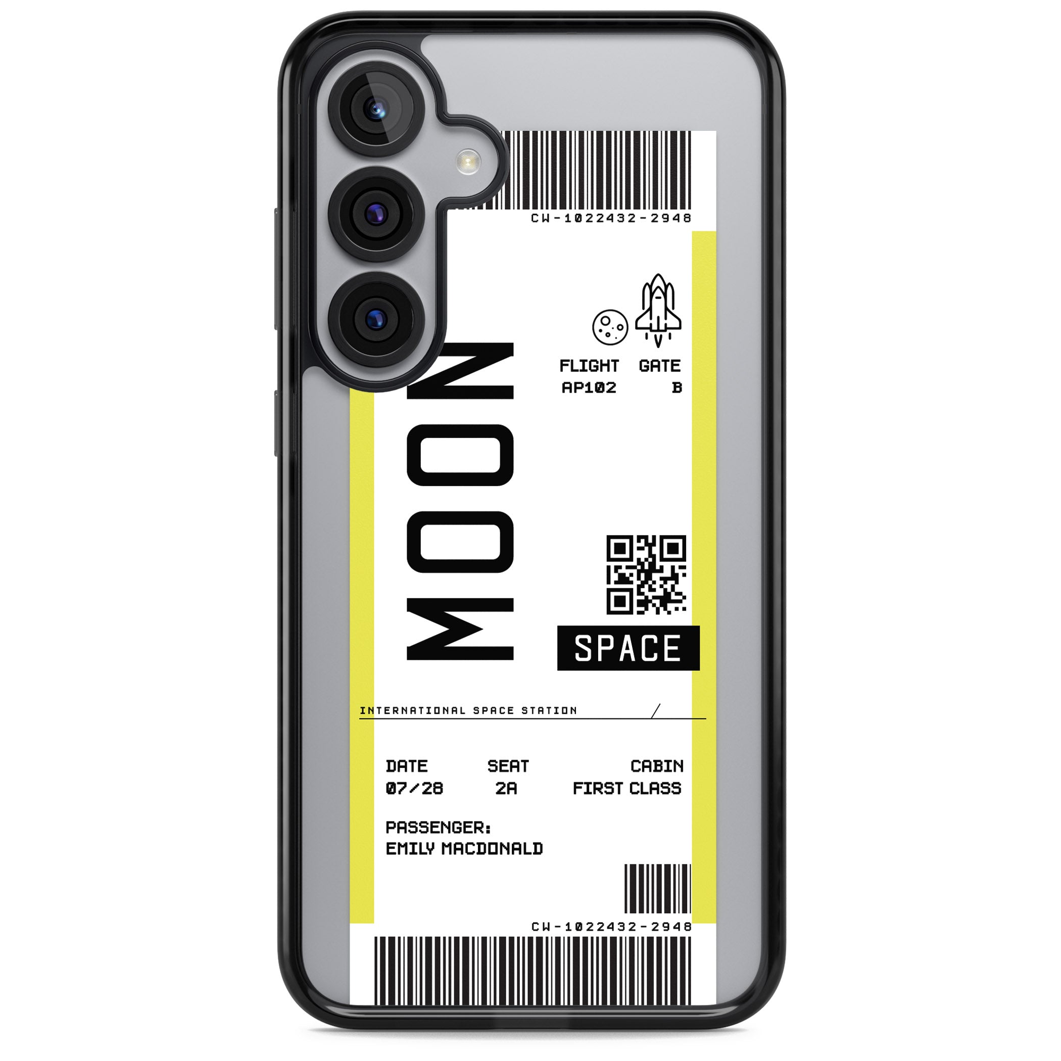 Personalised Moon Travel Ticket